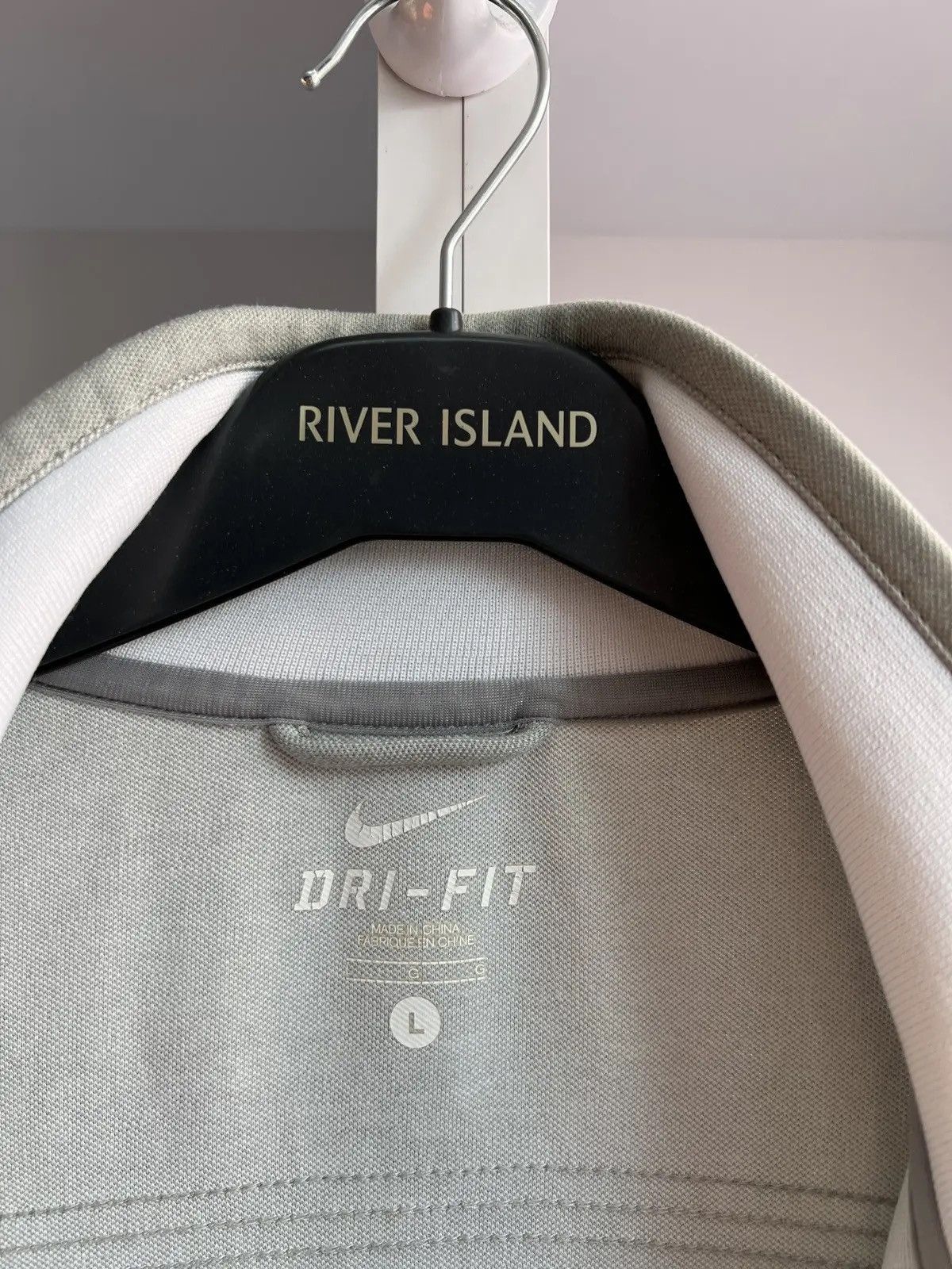 Nike × Vintage Vintage RF ROGER FEDERER GRAY NIKE TENNIS RARE JACKET Size US L / EU 52-54 / 3 - 11 Thumbnail
