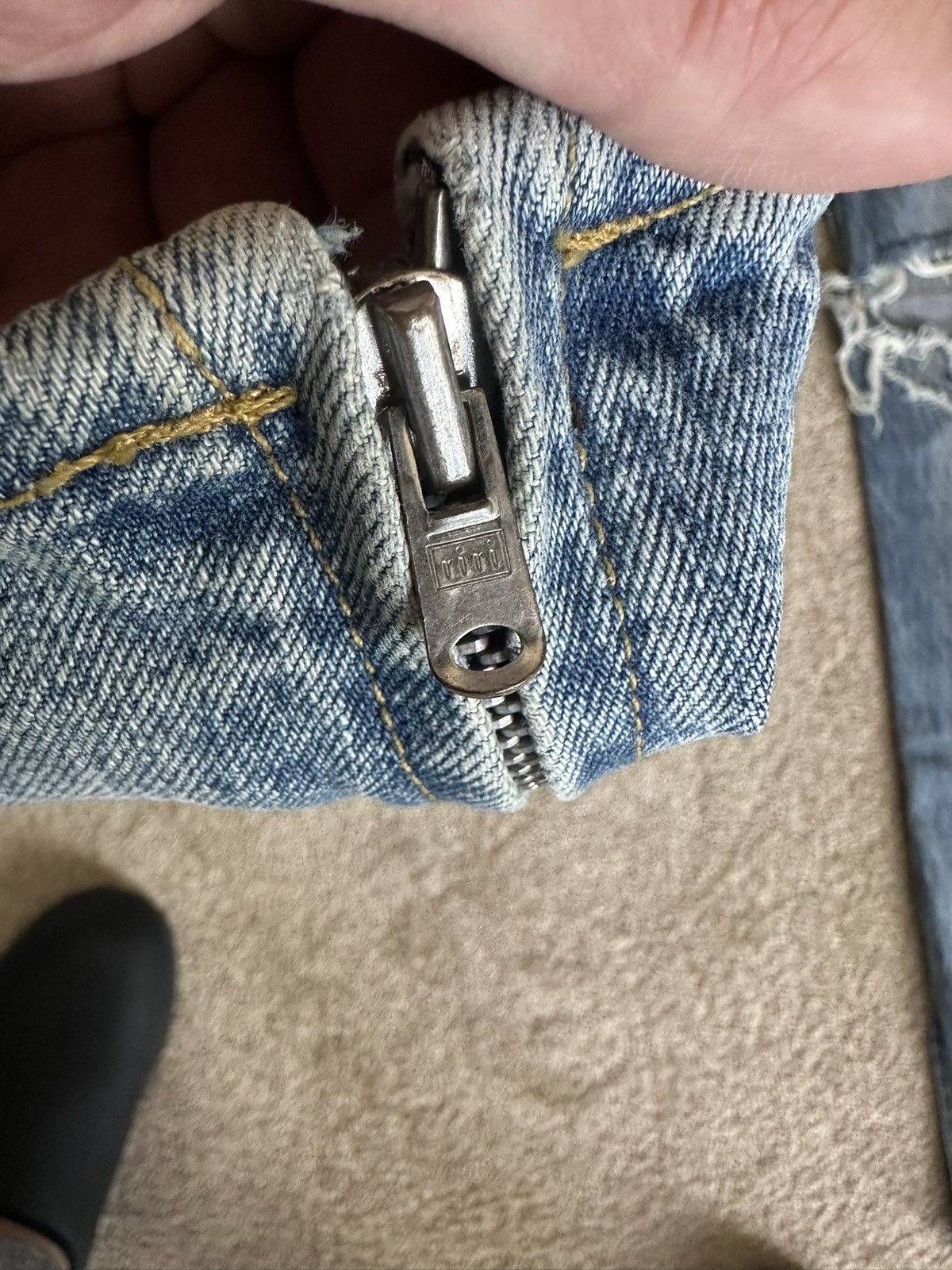 Fear of God Fourth Collection Second Batch Indigo Jeans Size US 35 - 2 Thumbnail