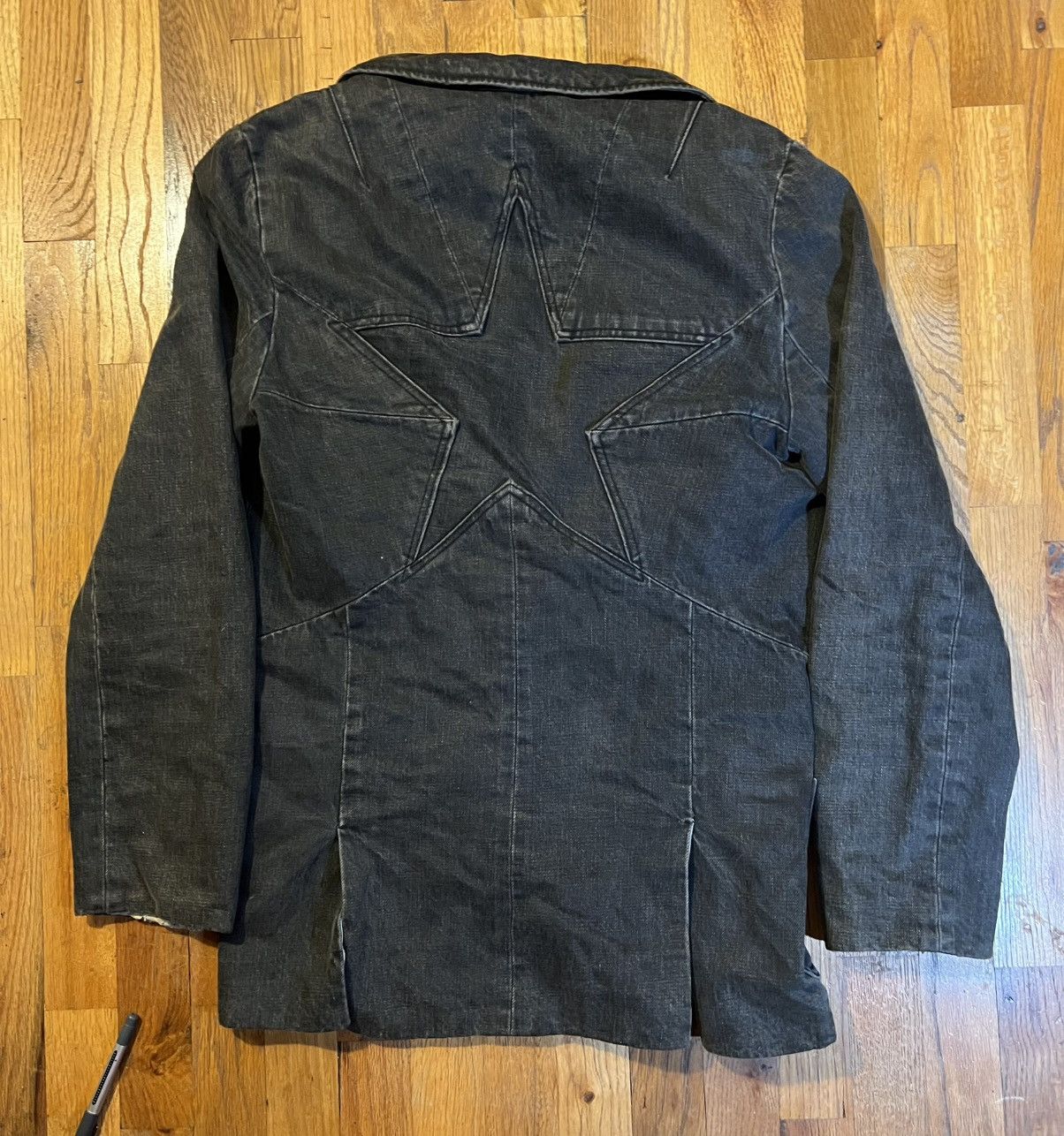 Beauty Beast RARE 20471120 Denim Star Blazer Size US L / EU 52-54 / 3 - 1 Thumbnail