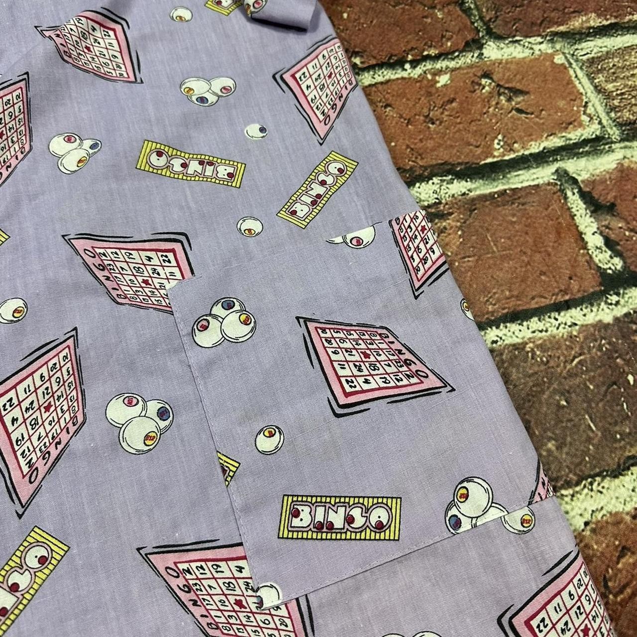Vintage Vintage Anthony Richards Bingo All Over Print ButtonUp Shirt Size XL / US 12-14 / IT 48-50 - 7 Thumbnail