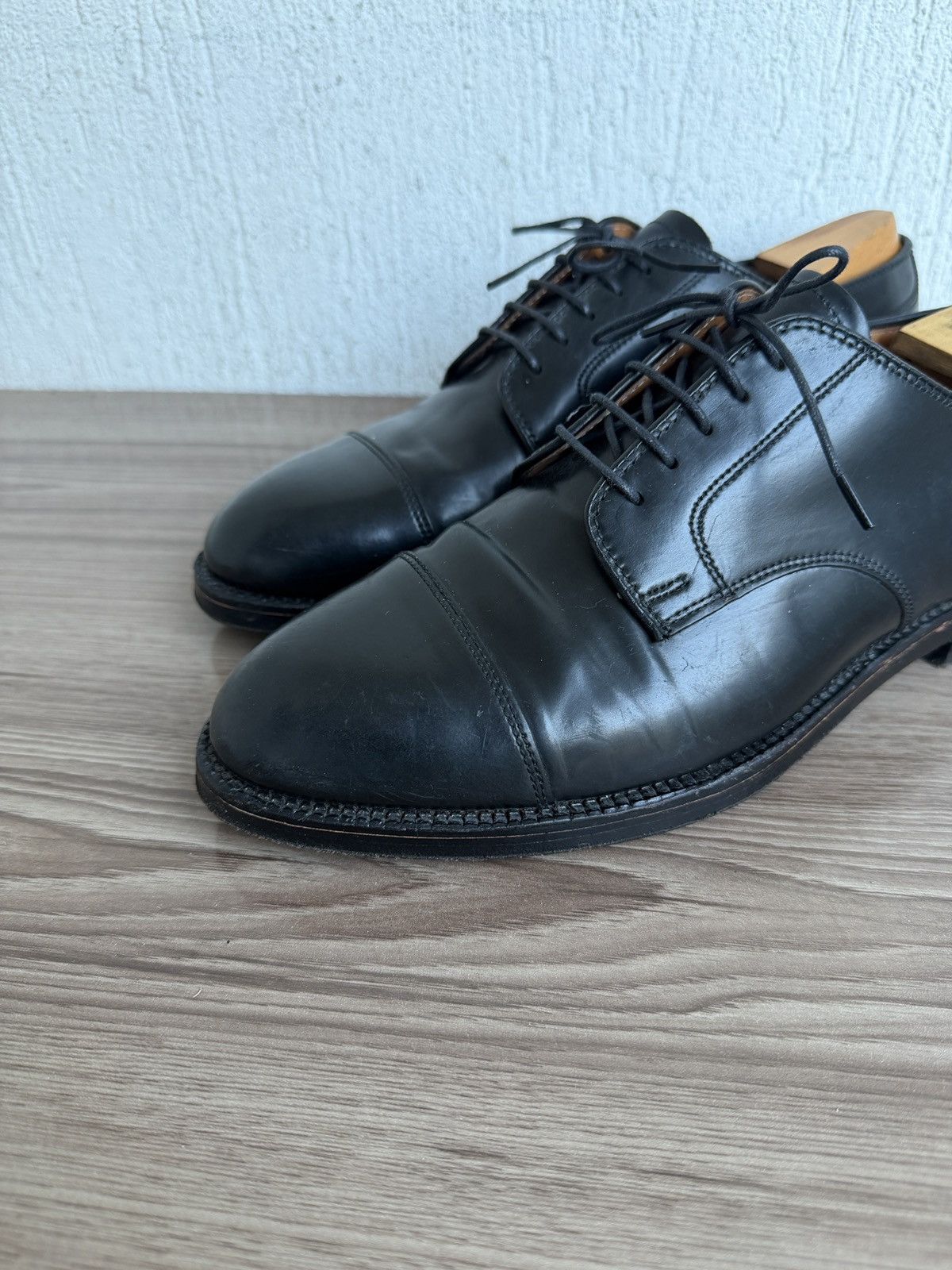 Alden 2161 shell cordovan cap toe derby Size US 8.5 / EU 41-42 - 2 Thumbnail