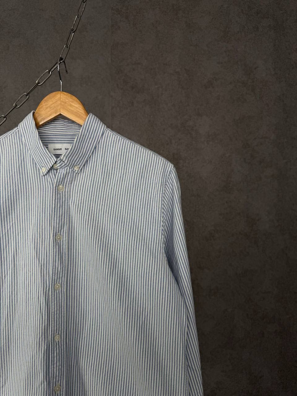 Samsoe Samsoe Samsoe & Samsoe designer striped shirt Size US M / EU 48-50 / 2 - 2 Thumbnail