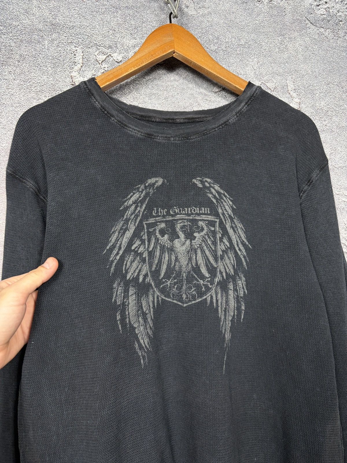 Affliction Affliction The Guardian Sun Faded Distressed Long Sleeve Size US XL / EU 56 / 4 - 6 Thumbnail