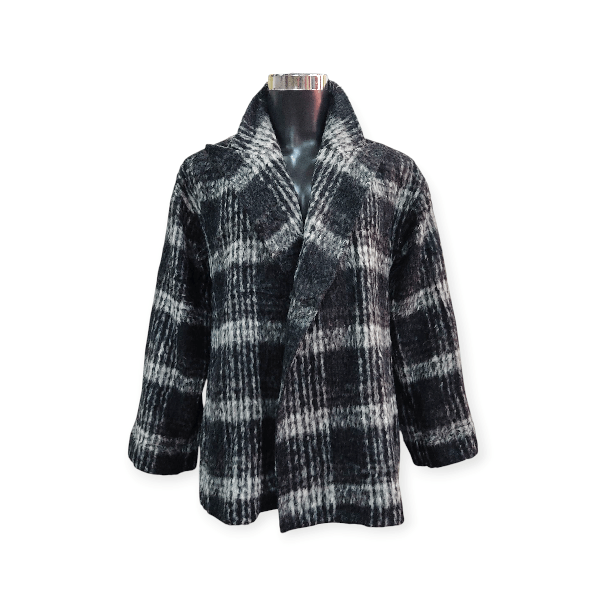 Jean Paul Gaultier Jean Paul Gaultier x Sept Premiers Plaid Coat Jacket Size L / US 10 / IT 46 - 1 Thumbnail