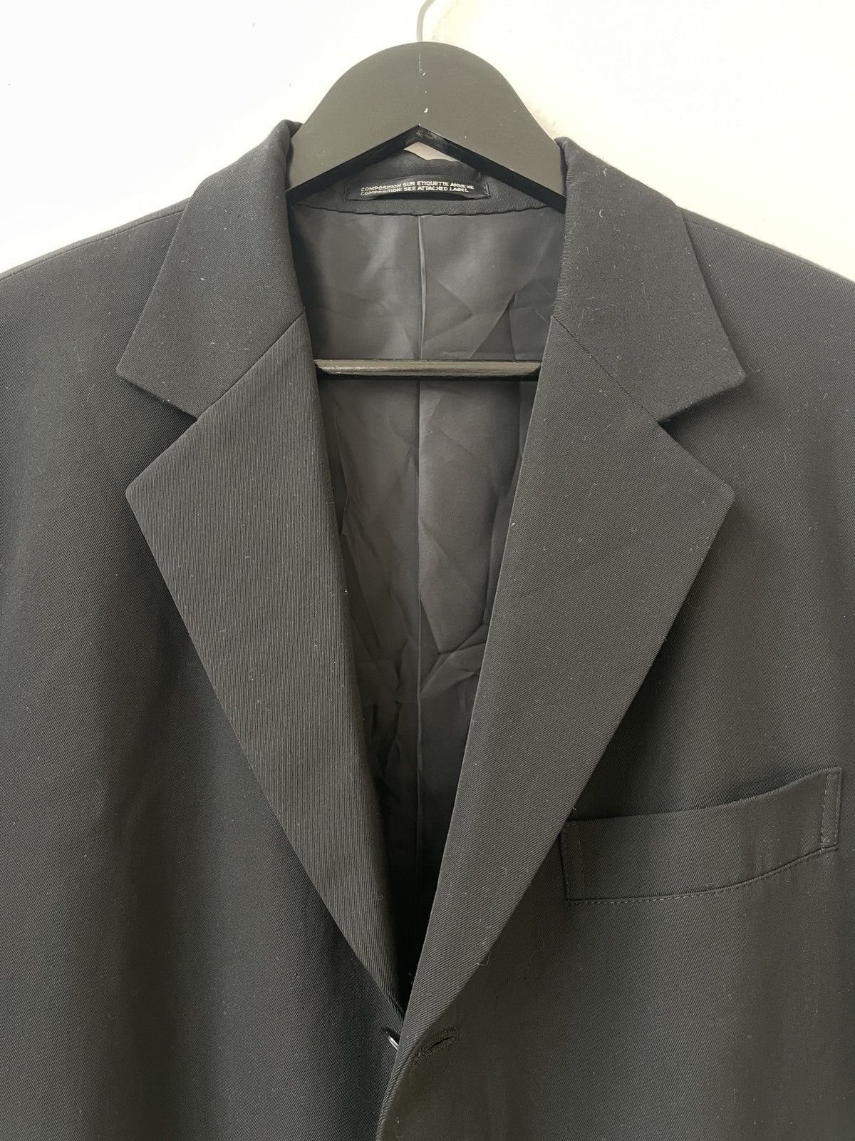 Yohji Yamamoto Yohji Yamamoto AW1998 Pour Homme Wool Blazer Japan Size 44R - 3 Thumbnail