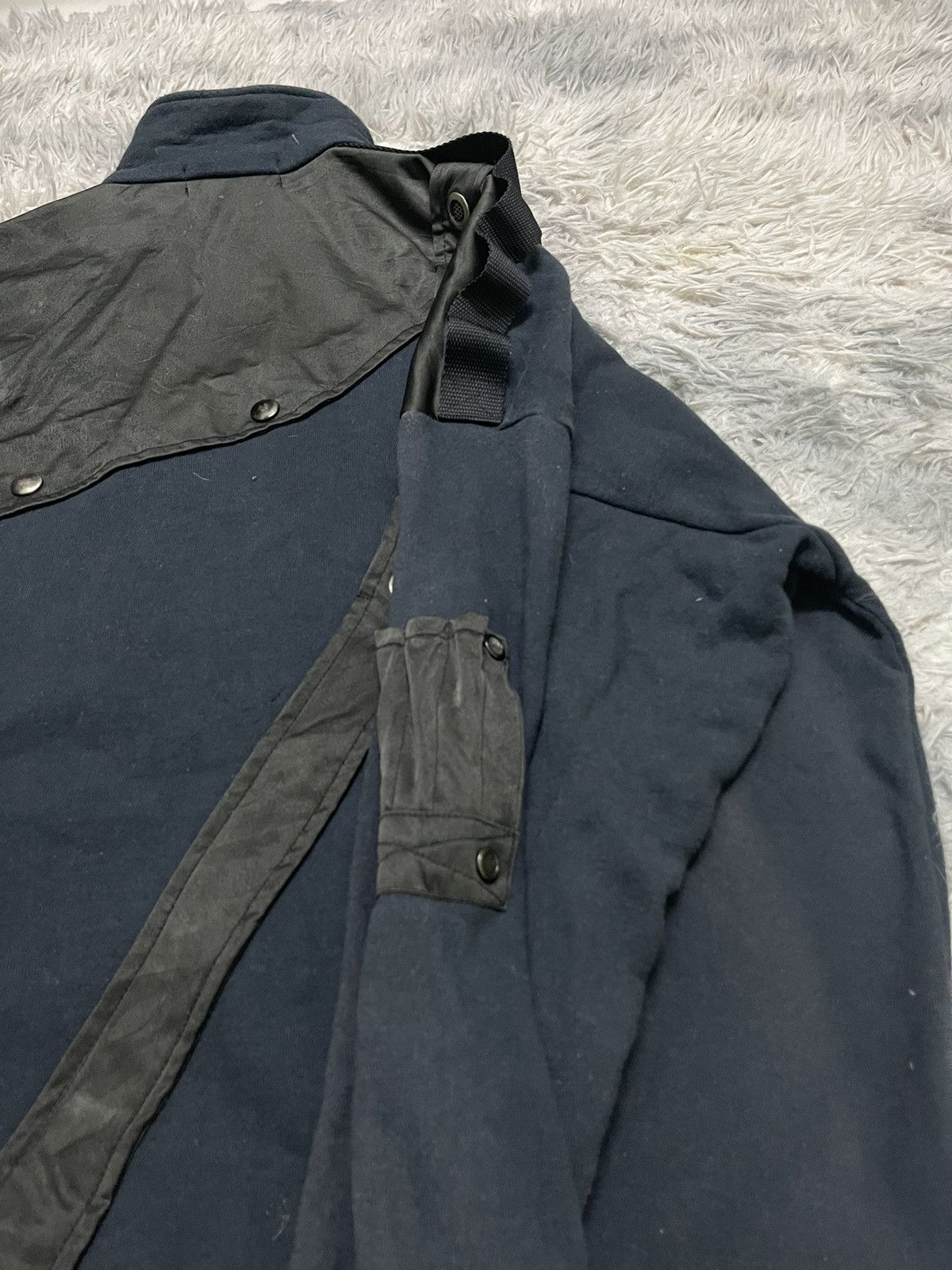 Kansai Yamamoto 90s KANSAI YAMAMOTO BONDAGE BOMBER JACKET COTTON Size US M / EU 48-50 / 2 - 12 Thumbnail