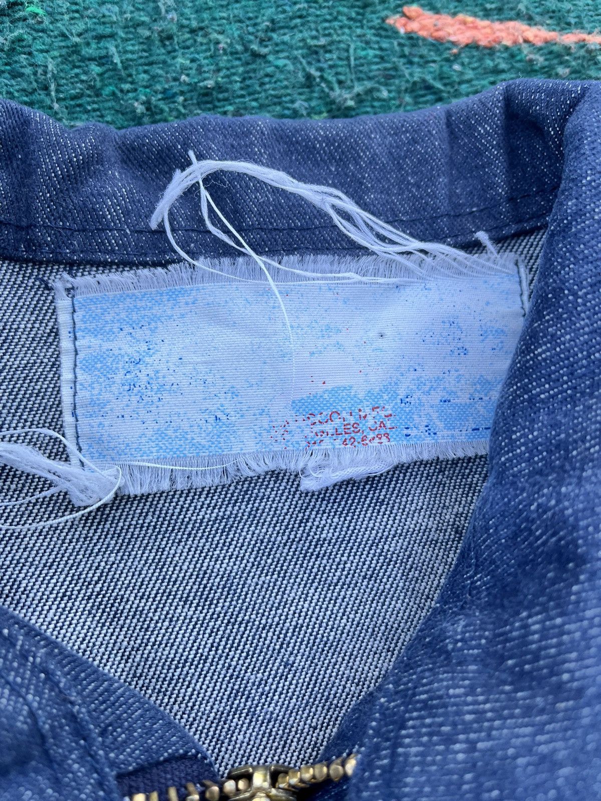 Japanese Brand Vintage 50’s indigo Denim Cropped RARE USN Size US M / EU 48-50 / 2 - 5 Thumbnail
