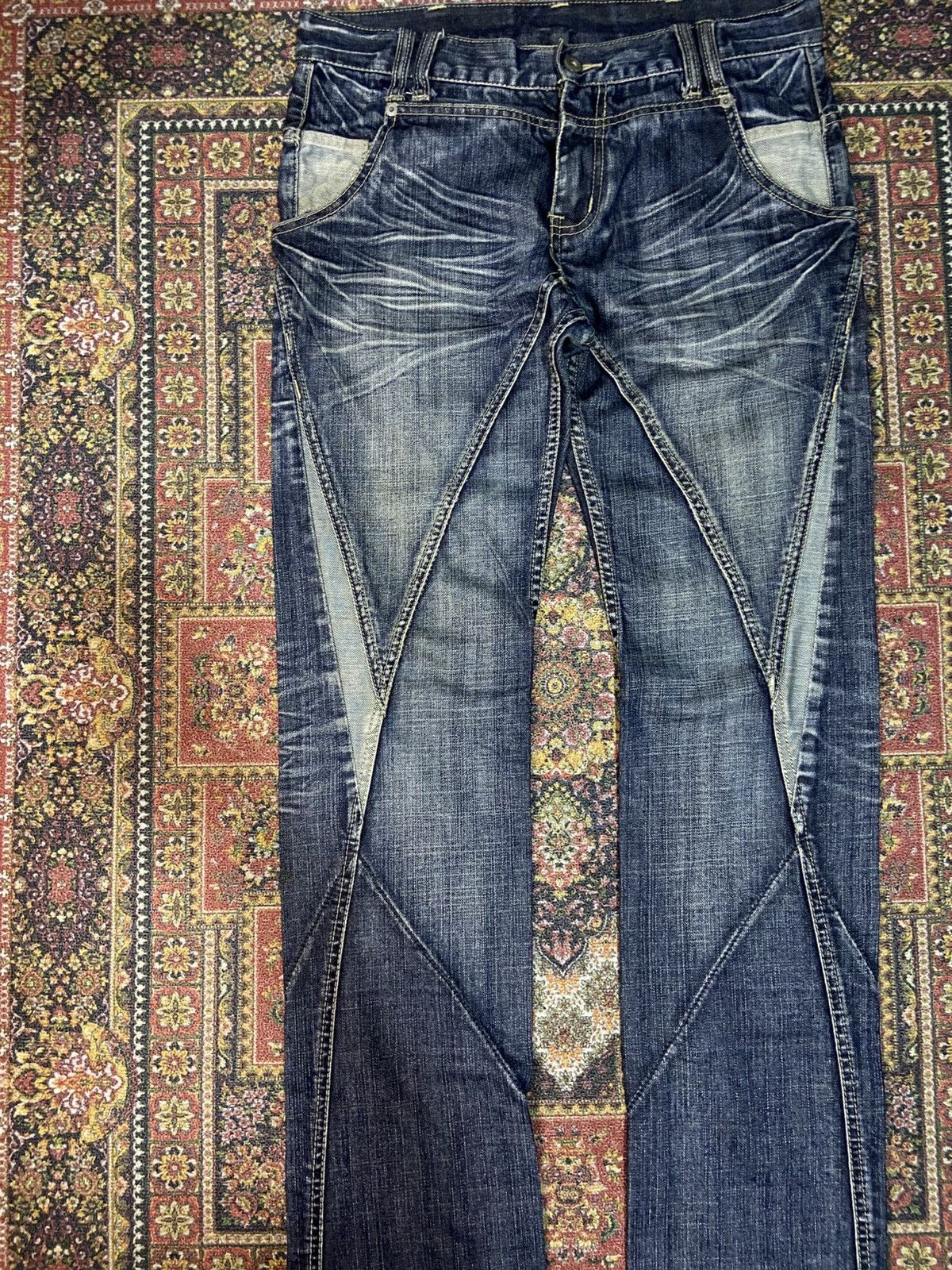 If Six Was Nine × Michel Klein Michel Klein Jeans Size US 33 - 2 Thumbnail