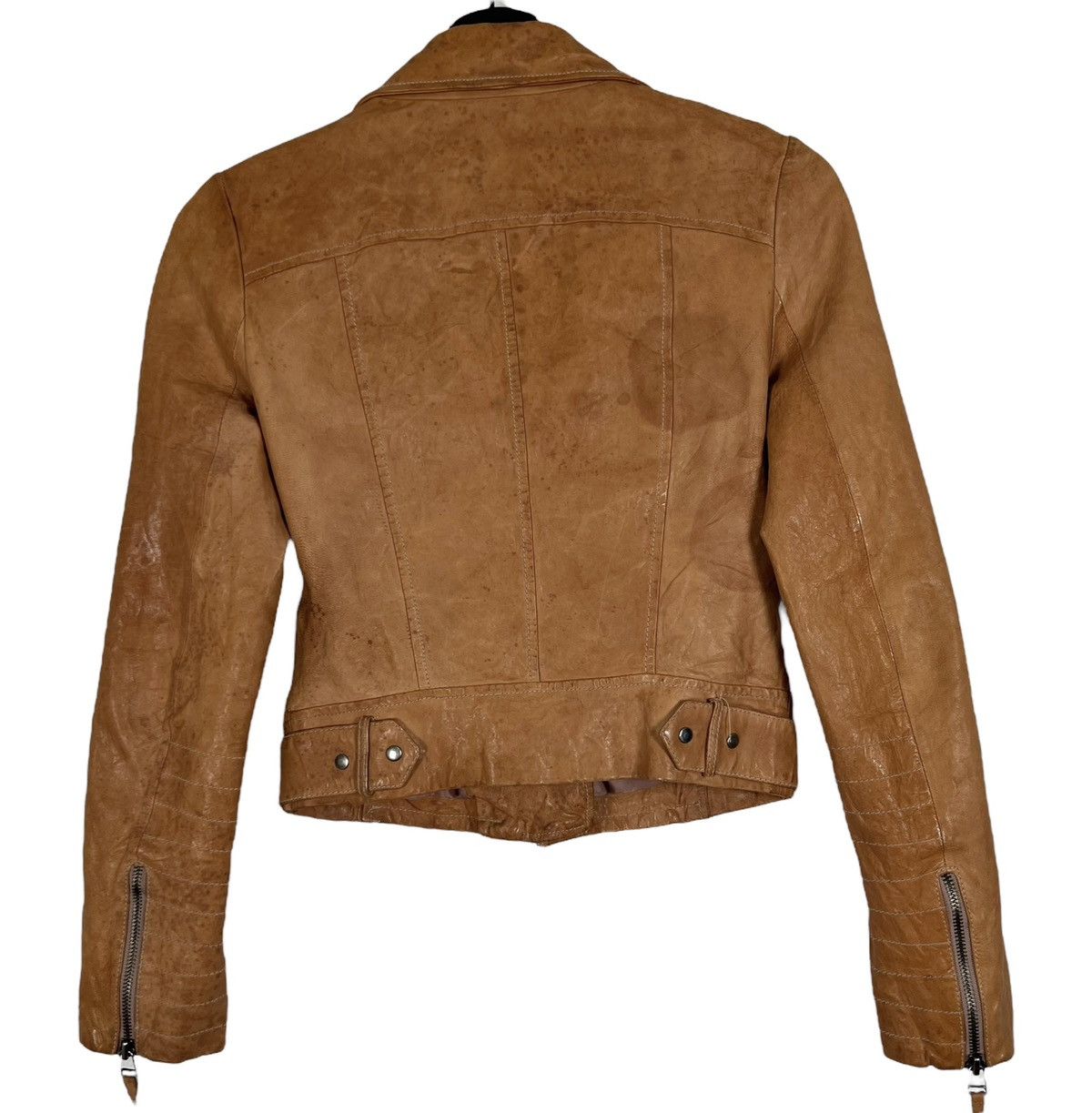 Japanese Brand × Vintage Vintage Punk Bikers Double Collar Jacket Size S / US 4 / IT 40 - 2 Thumbnail