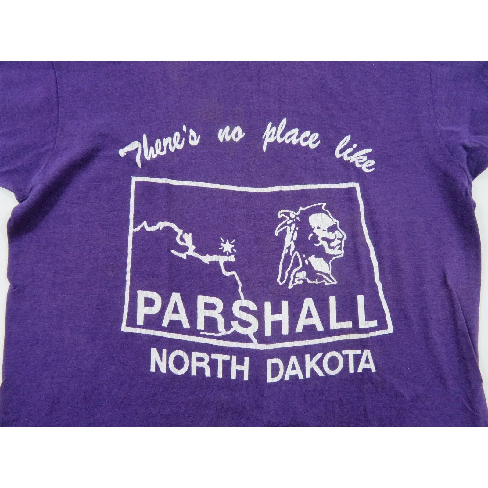 Other Parshall North Dakota T-Shirt, Purple Sz S 1980s Size US S / EU 44-46 / 1 - 2 Thumbnail