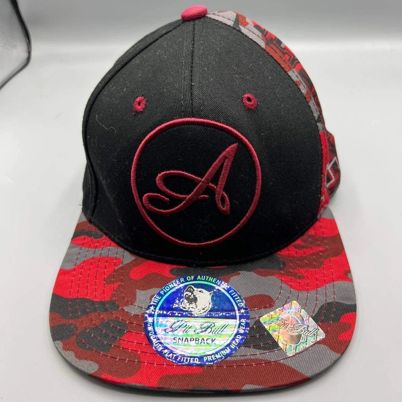 Other Atlanta Braves Hat Men Embroidered MLB Pit Bull Snap Back Size ONE SIZE - 1 Thumbnail