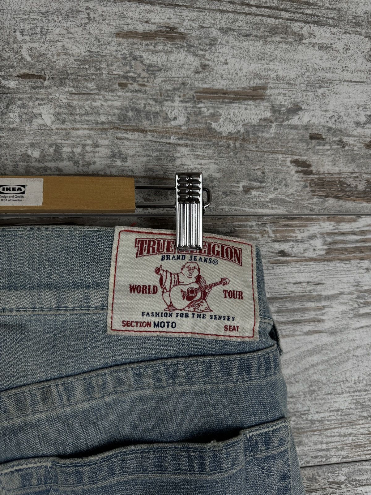 Japanese Brand × True Religion Mens True Religion SKINNY MOTO NATURAL SN jeans denim y2k Size US 33 - 14 Thumbnail