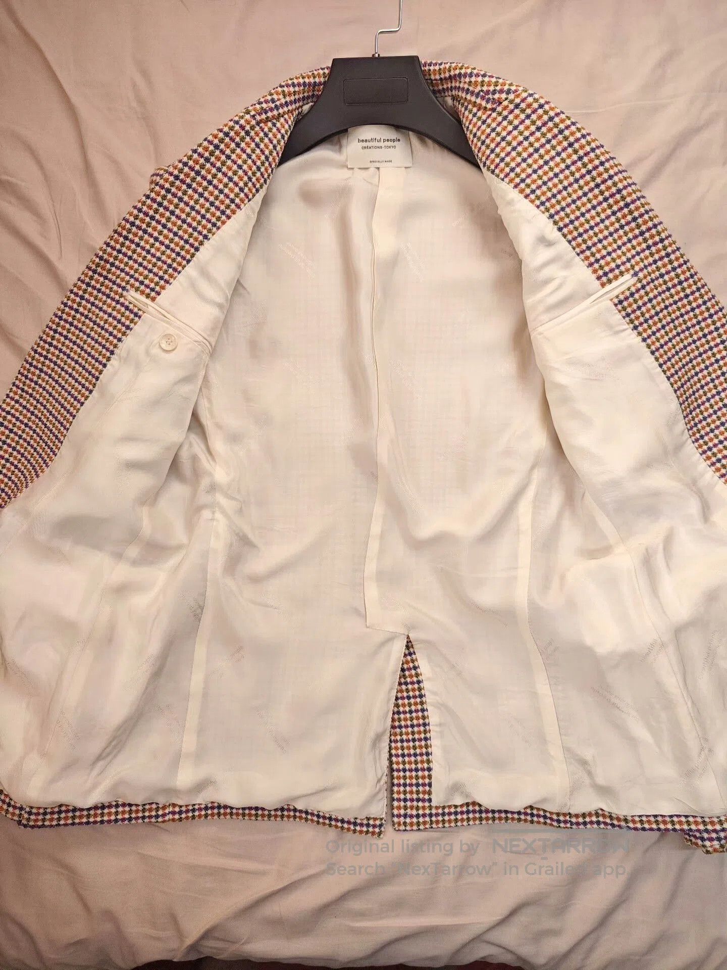 Other Casual Tweed Blazer with Colorful Check Pattern. Size S / US 4 / IT 40 - 6 Thumbnail