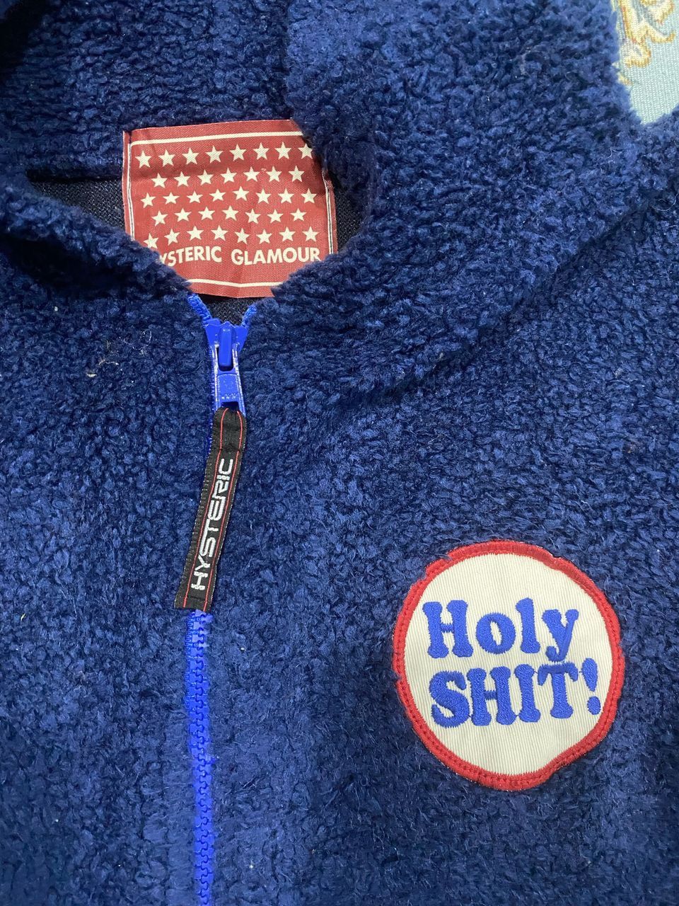 Hysteric Glamour × Japanese Brand × Vintage Vintage Holy Shit Hysteric Glamour Fleece Hoodies Jacket Size US S / EU 44-46 / 1 - 3 Thumbnail