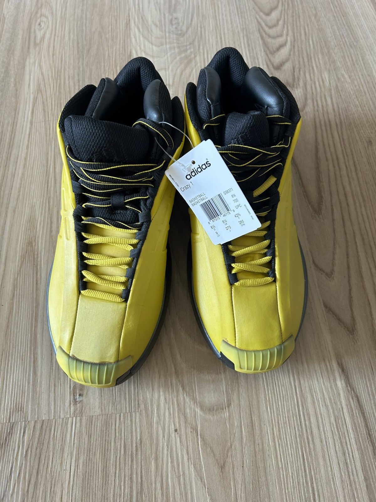 Adidas RARE! Brand new Adidas Crazy 1 Yellow Size 9 Size US 9 / EU 42 - 6 Thumbnail