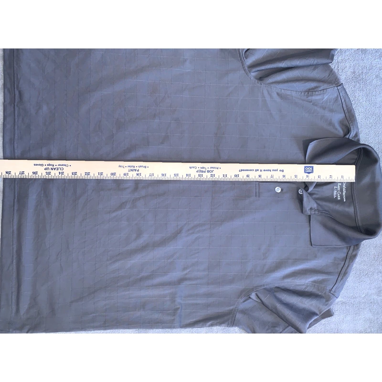 Croft & Barrow Croft & Barrow Polo Shirt Men L Gray Easy Care Short Sleeve Poly Stretch Knit 90s Designer Casual Size US L / EU 52-54 / 3 - 5 Thumbnail