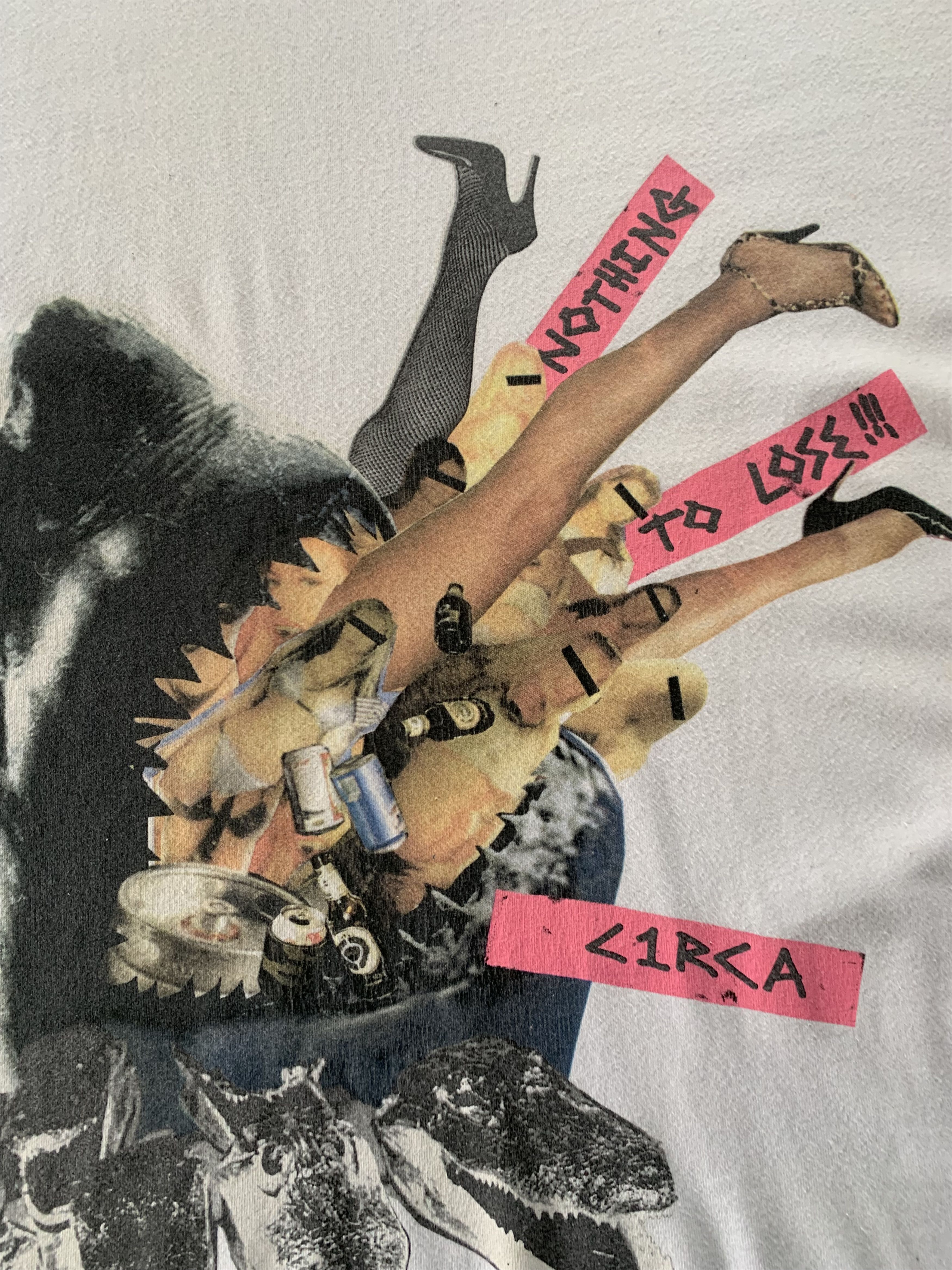C1RCA Circa White Print Cotton T-Shirt Size US M / EU 48-50 / 2 - 4 Thumbnail