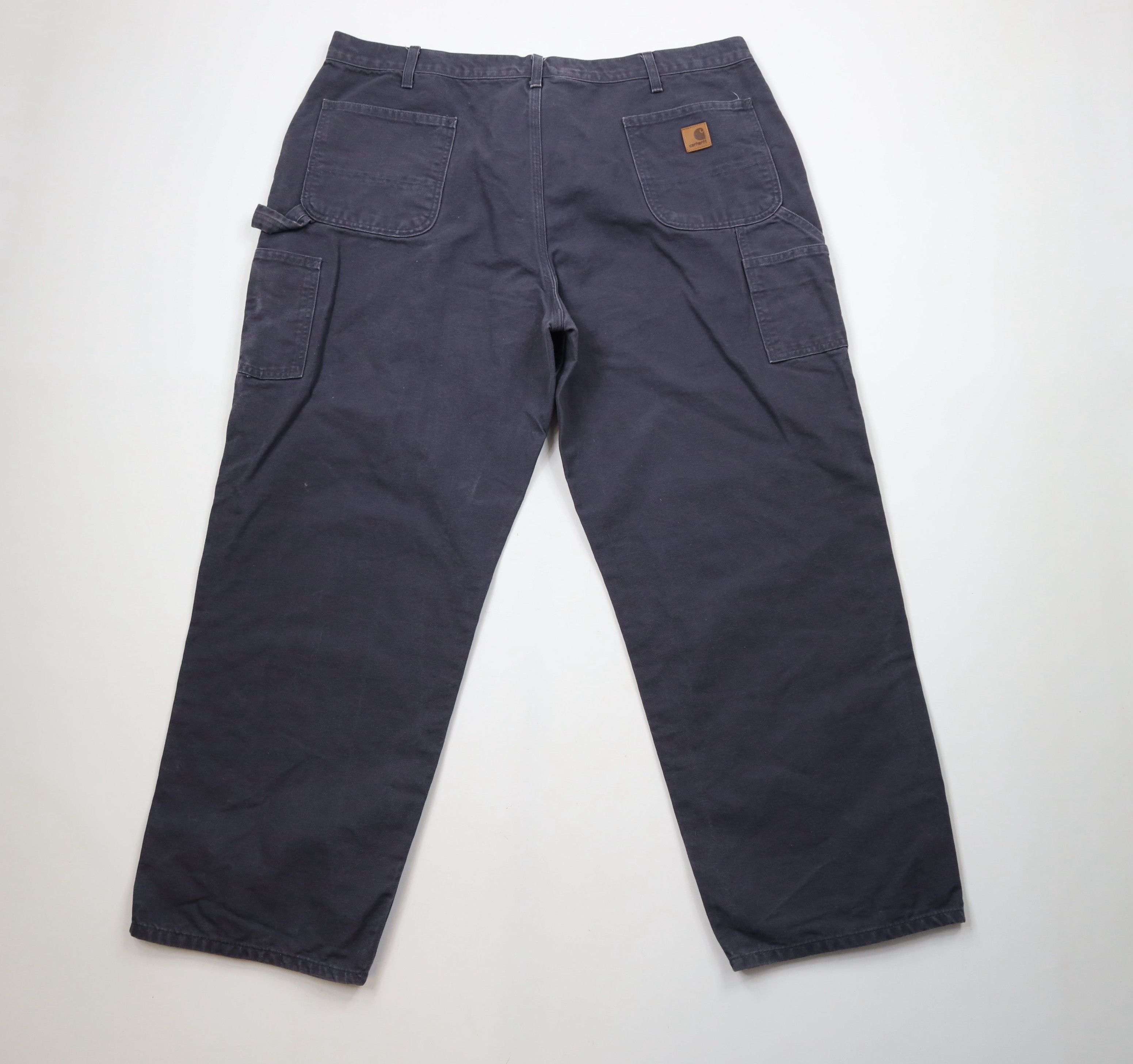 Carhartt × Vintage Vintage Carhartt Out Wide Leg Canvas Dungaree Pants Gray Size US 44 / EU 60 - 9 Thumbnail