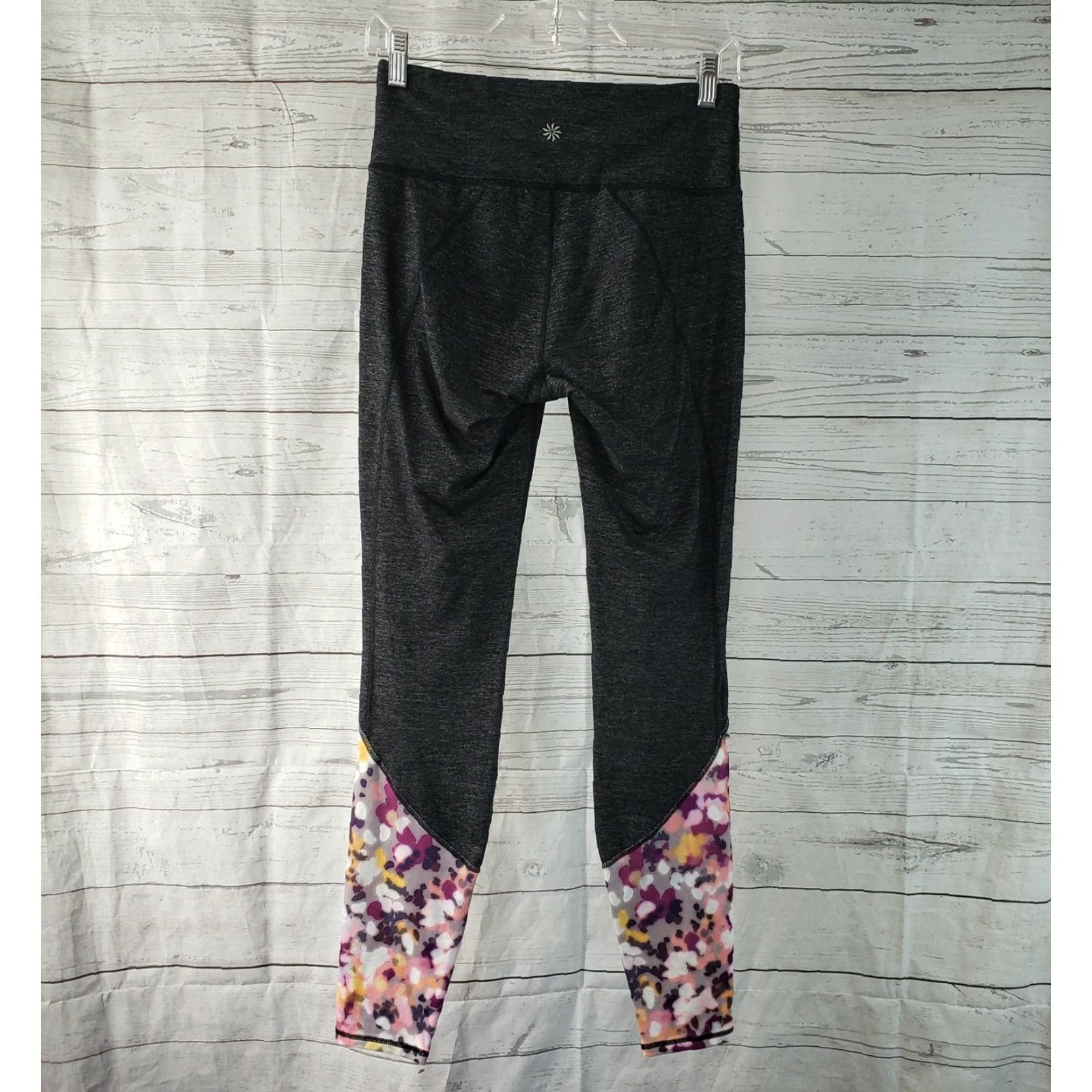 Athleta Athleta Leggings Womens Floral Pink High Rise Chaturanga Flow Size S Inseam 29in Full Length Size 28" / US 6 / IT 42 - 3 Thumbnail