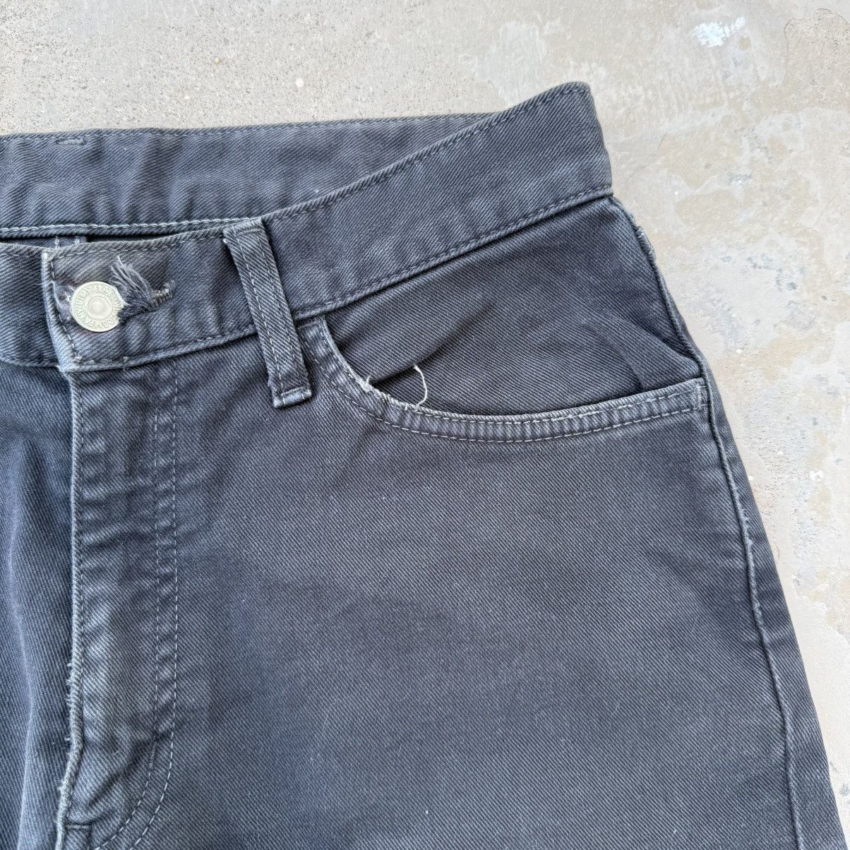 Edwin W31 Vintage Edwin Faded Black Denim Jean Pants W31x31 Size US 31 - 5 Thumbnail