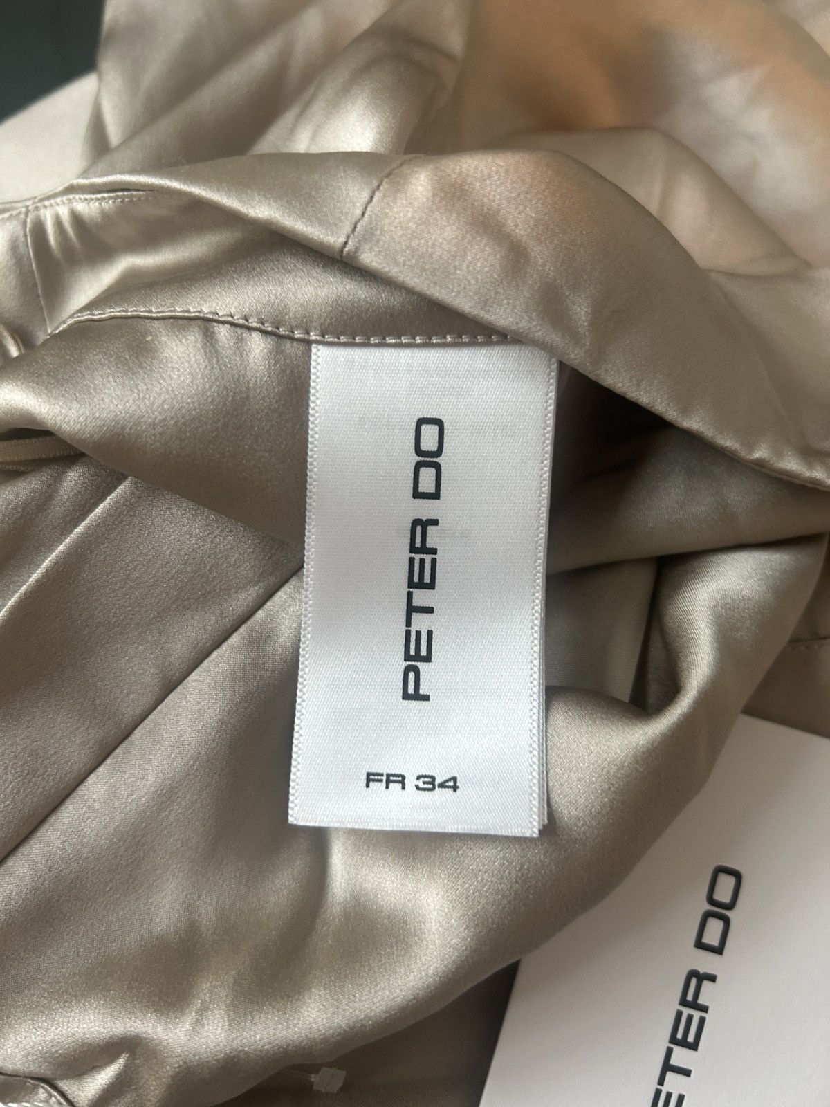 Peter Do NWT! Silk Satin Mini skirt Size 28" / US 6 / IT 42 - 6 Thumbnail