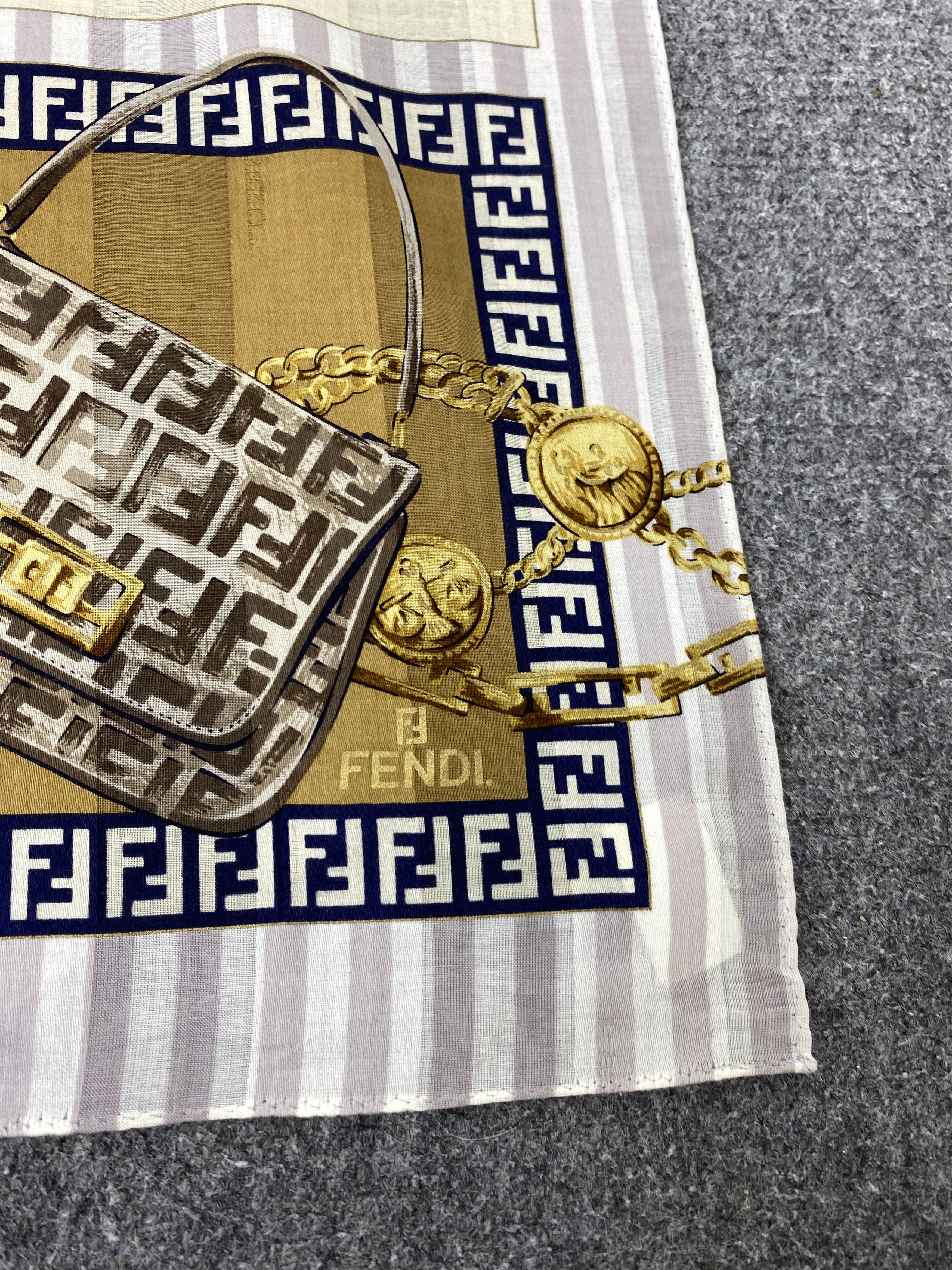 Fendi Vintage Fendi Handkerchief Neckerchief KT0269 Size ONE SIZE - 6 Thumbnail