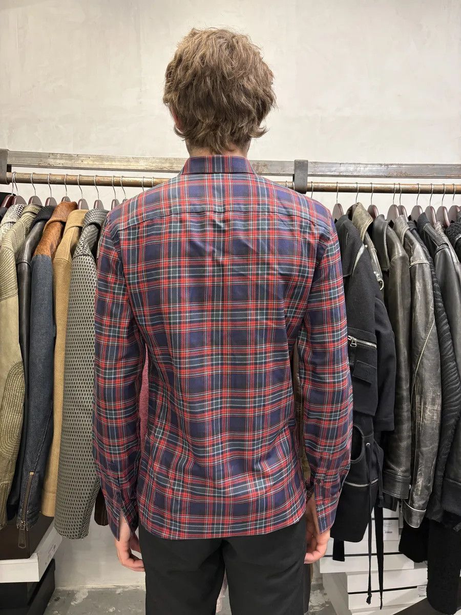 Givenchy Givenchy Contemporary Red & Navy Checked Shirt Size US S / EU 44-46 / 1 - 4 Thumbnail