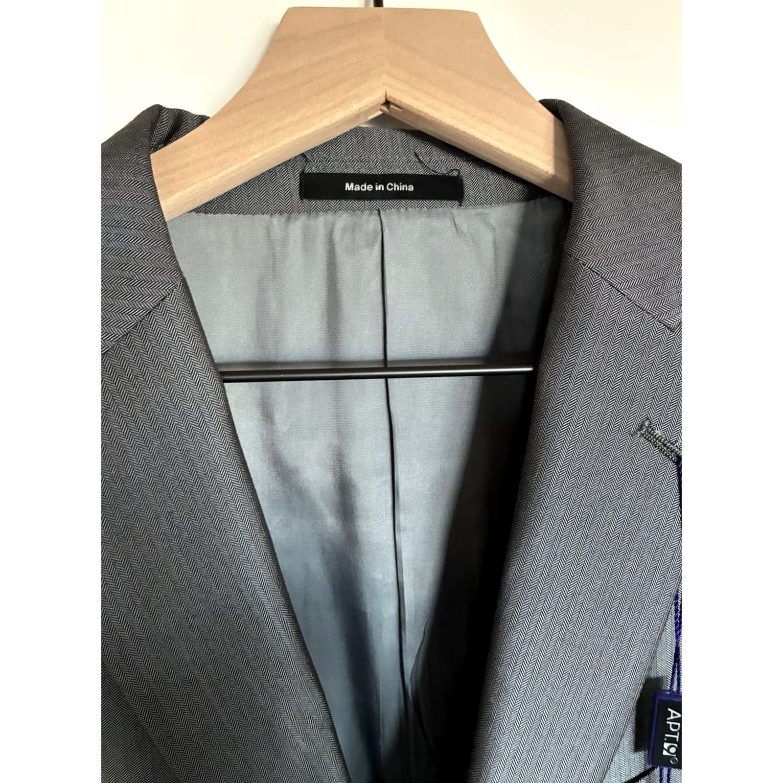 Apt. 9 apt. 9 suit jacket long 42 mens gray two-button formal coat 2 piece Size 42R - 4 Thumbnail