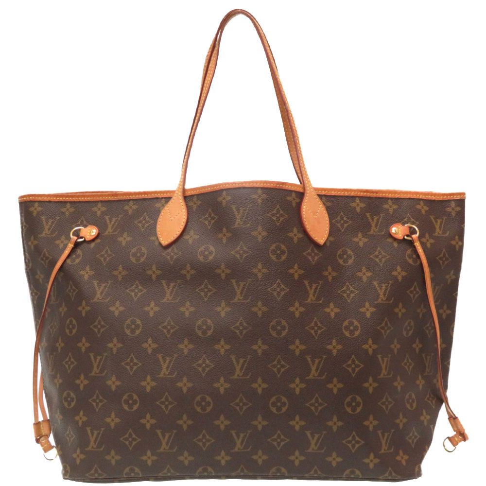 Louis Vuitton Monogram Neverfull GM Tote Bag Brown LV