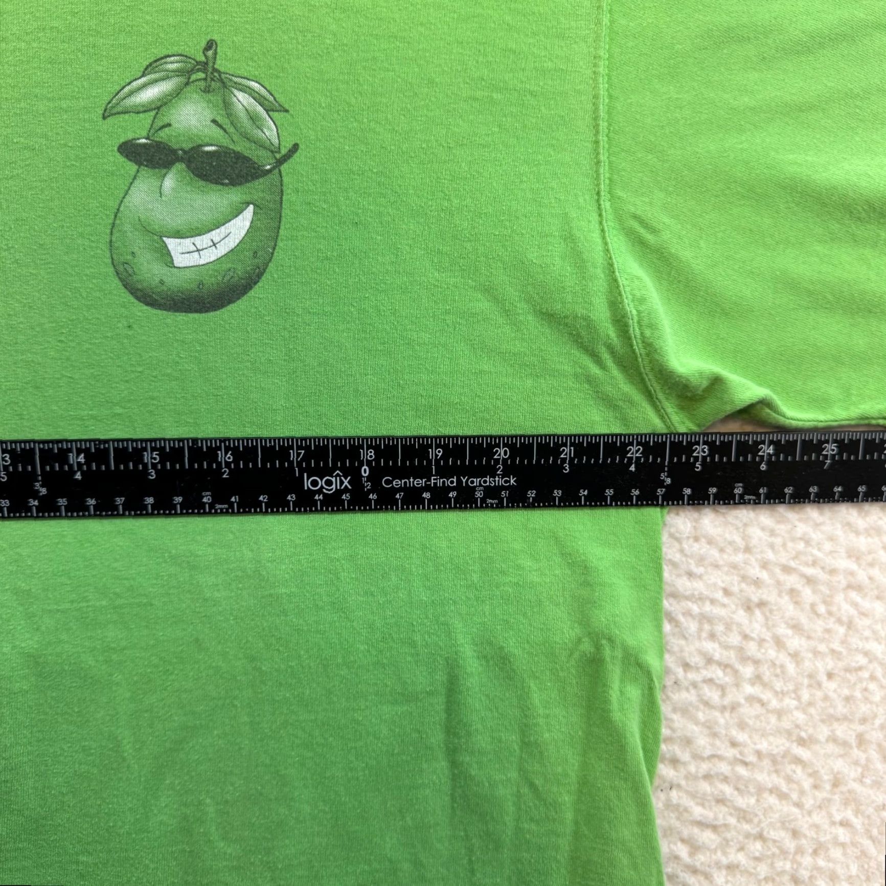 Fruit Of The Loom VINTAGE T-Shirt XL Mens Green Graphic Paw Paw Daze Swapmeet Lofteez Short Sleeve Size US XL / EU 56 / 4 - 6 Thumbnail
