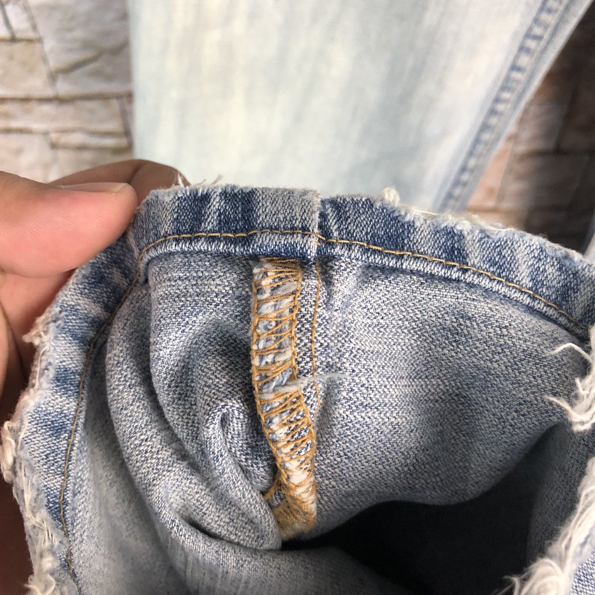 Levi's Levis vintage ripped Blue Denim Pants #A607 Size US 33 - 12 Thumbnail