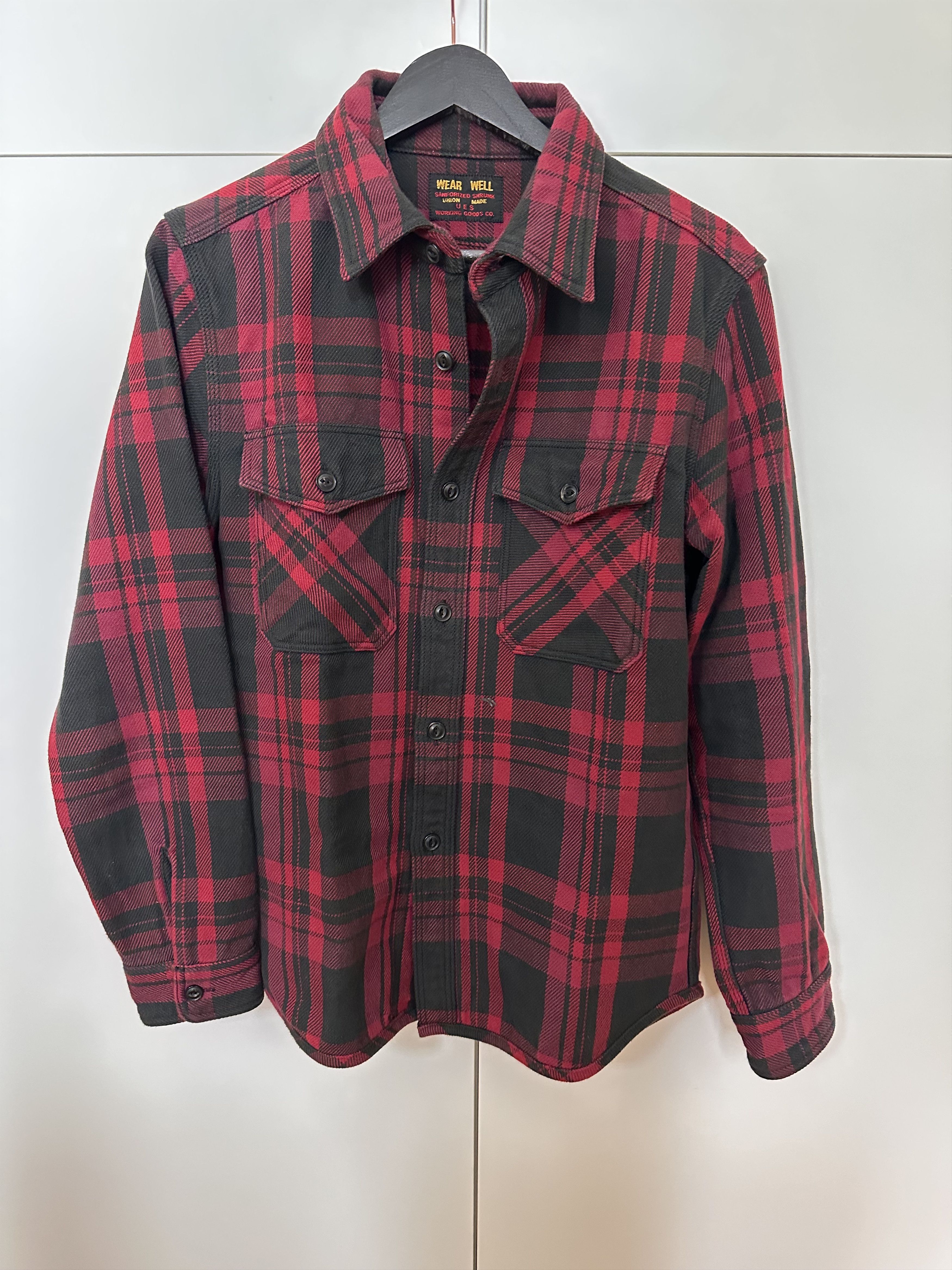 UES Clothing UES 502355 Extra Heavy Flannel Shirt – Red, Size 3/L Size US L / EU 52-54 / 3 - 1 Thumbnail