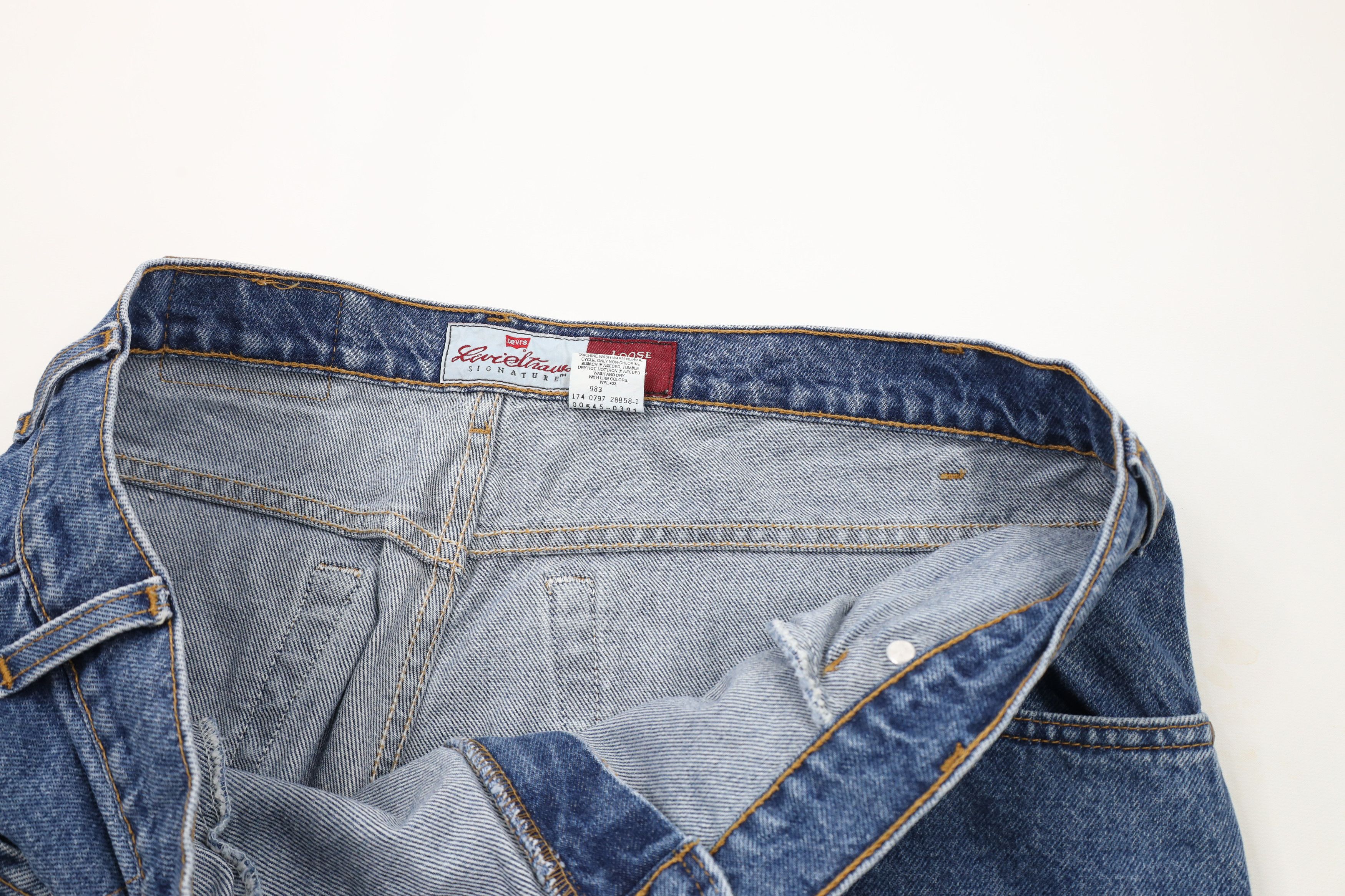 Levi's × Vintage Vintage 90s Levis 545 Loose Fit Denim Jeans Blue Cotton Size US 38 / EU 54 - 8 Thumbnail