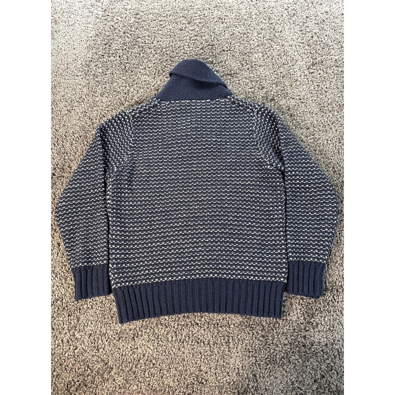 Orvis Orvis Sweater Cardigan Mens M Blue Wool Nylon Knit Shawl Collar Pockets Regular Winter Size US M / EU 48-50 / 2 - 5 Thumbnail