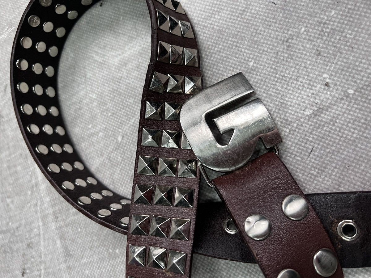 Burton Burton leather studded arrow shaped buckle western Belt Size ONE SIZE - 8 Thumbnail