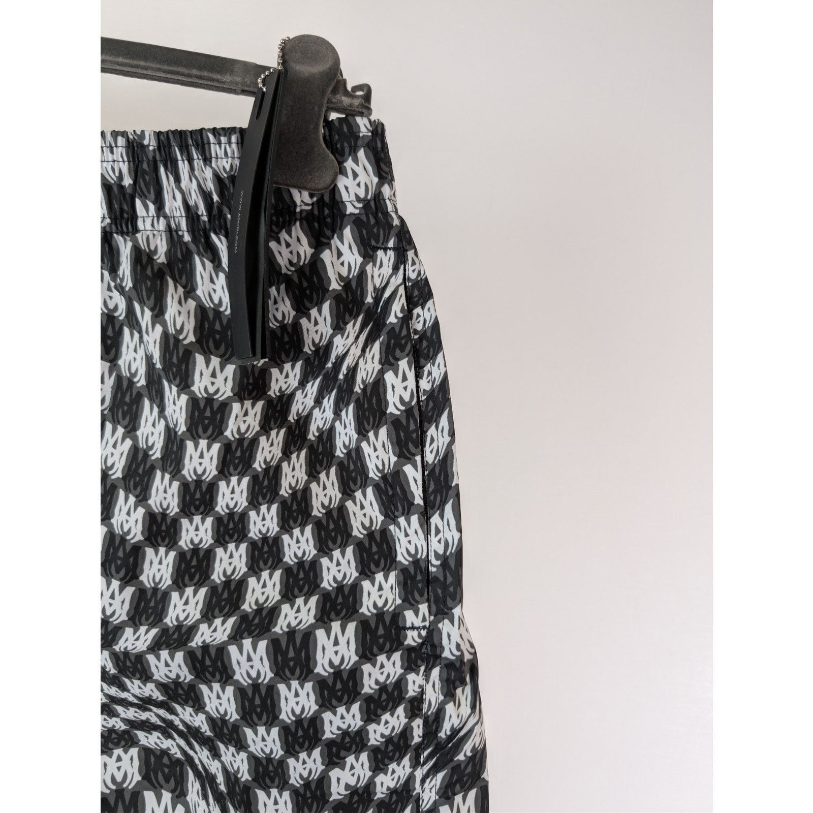 Amiri o1rshd1 Wavy MA Swim Trunk Shorts in Black XL Size US 36 / EU 52 - 5 Thumbnail