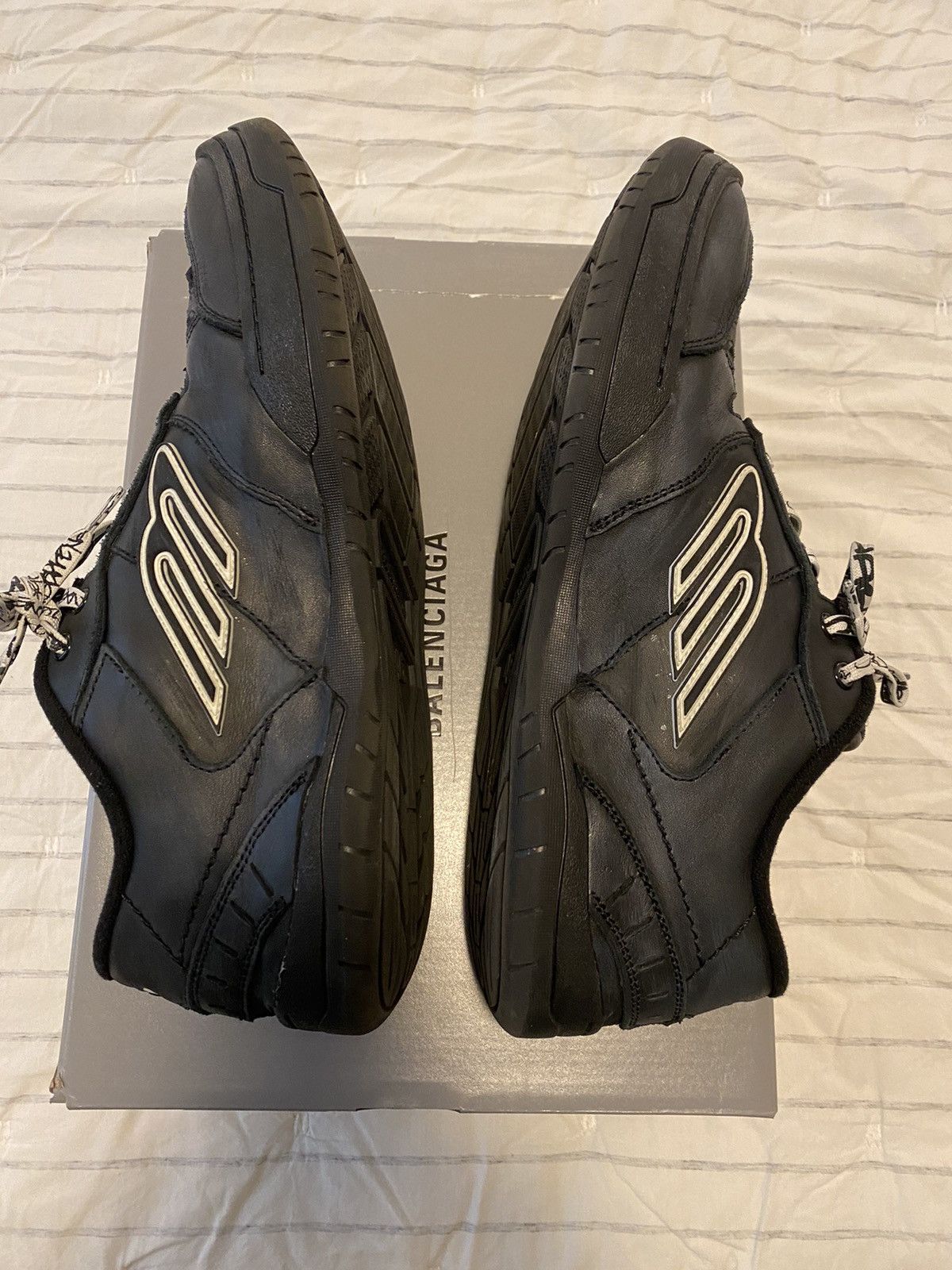 Balenciaga Balenciaga Hamptons Sneaker Black Sz46 Size US 13 / EU 46 - 11 Thumbnail