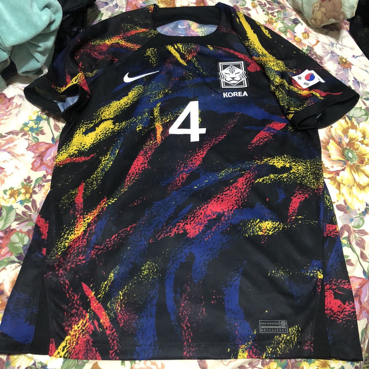 image of Fifa World Cup x Nike South Korea 22/23 Away Shirt 4 M J Kim, Men's (Size Medium)