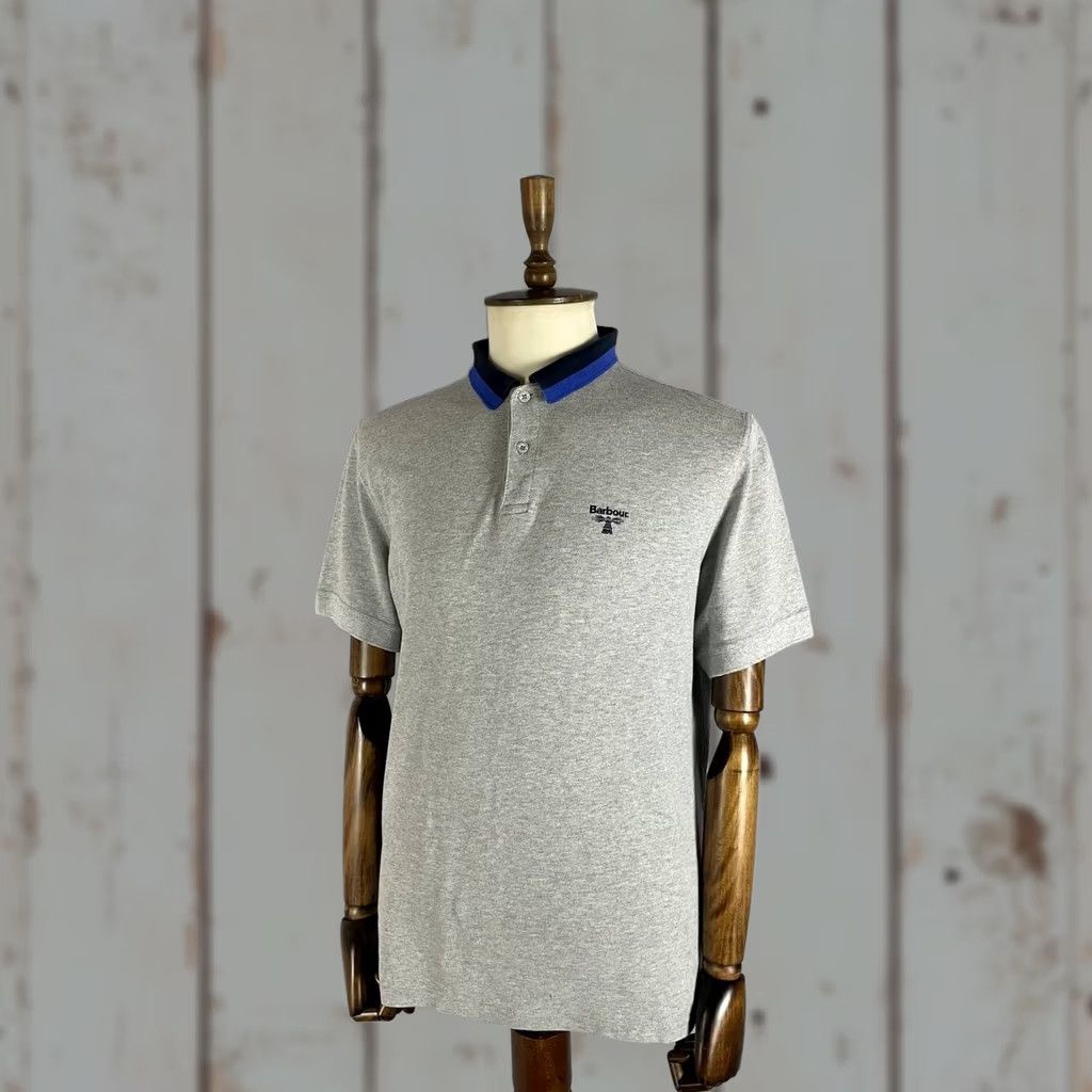 Barbour Barbour Beacon EST 1894 Mens Polo Shirt Golf Short Sleeve 2XL Gray Regular Fit Size US XXL / EU 58 / 5 - 1 Thumbnail