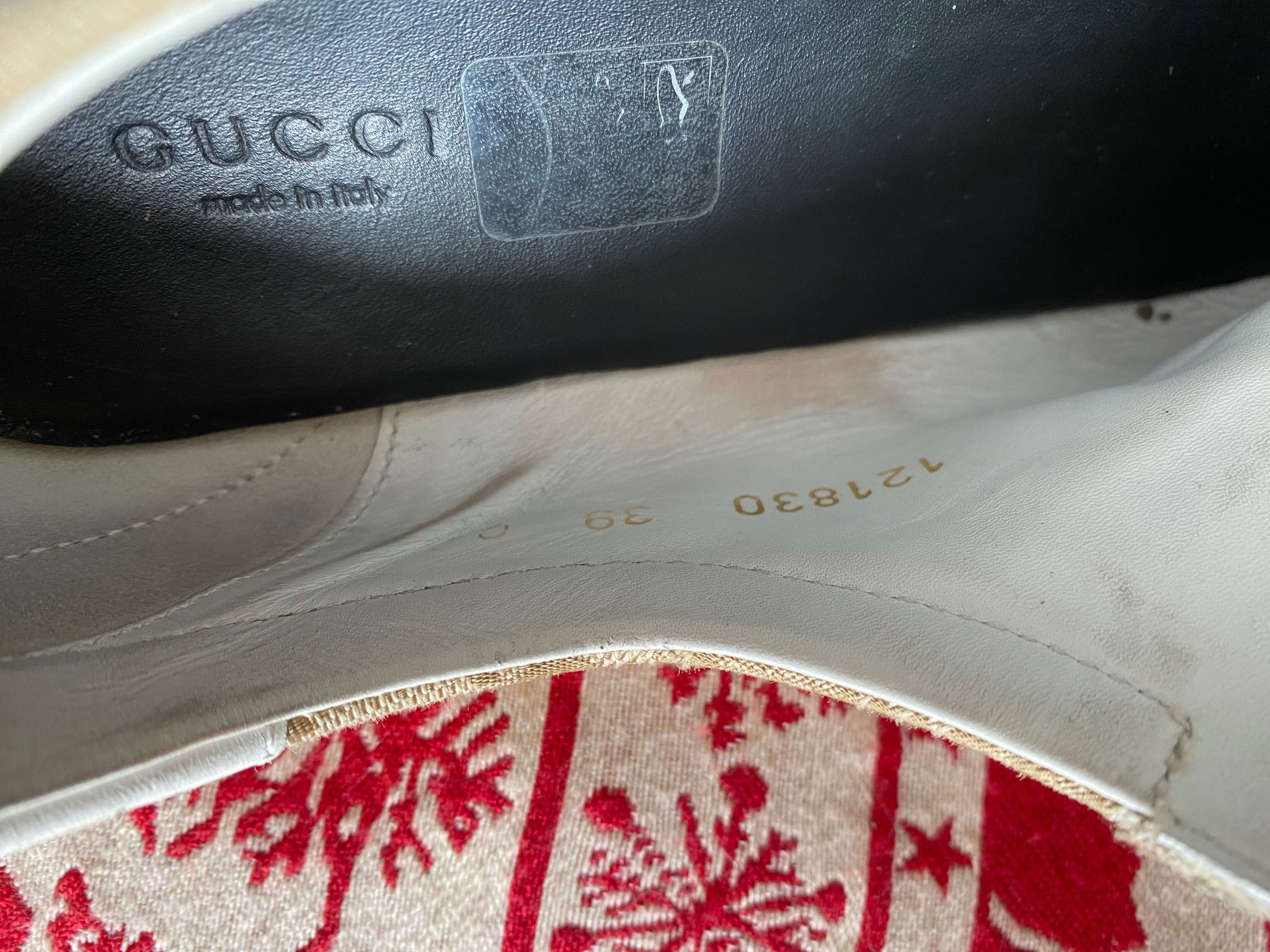 Gucci Gucci Vintage Canvas Leather Casual Shoes Size US 6 / EU 39 - 8 Thumbnail
