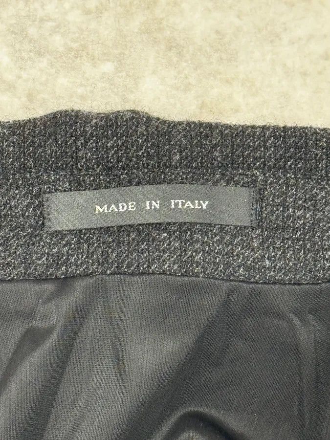Emporio Armani FW2004 Emporio Armani Black Grey Wool Blazer Suit Jacket Size 42R - 12 Thumbnail