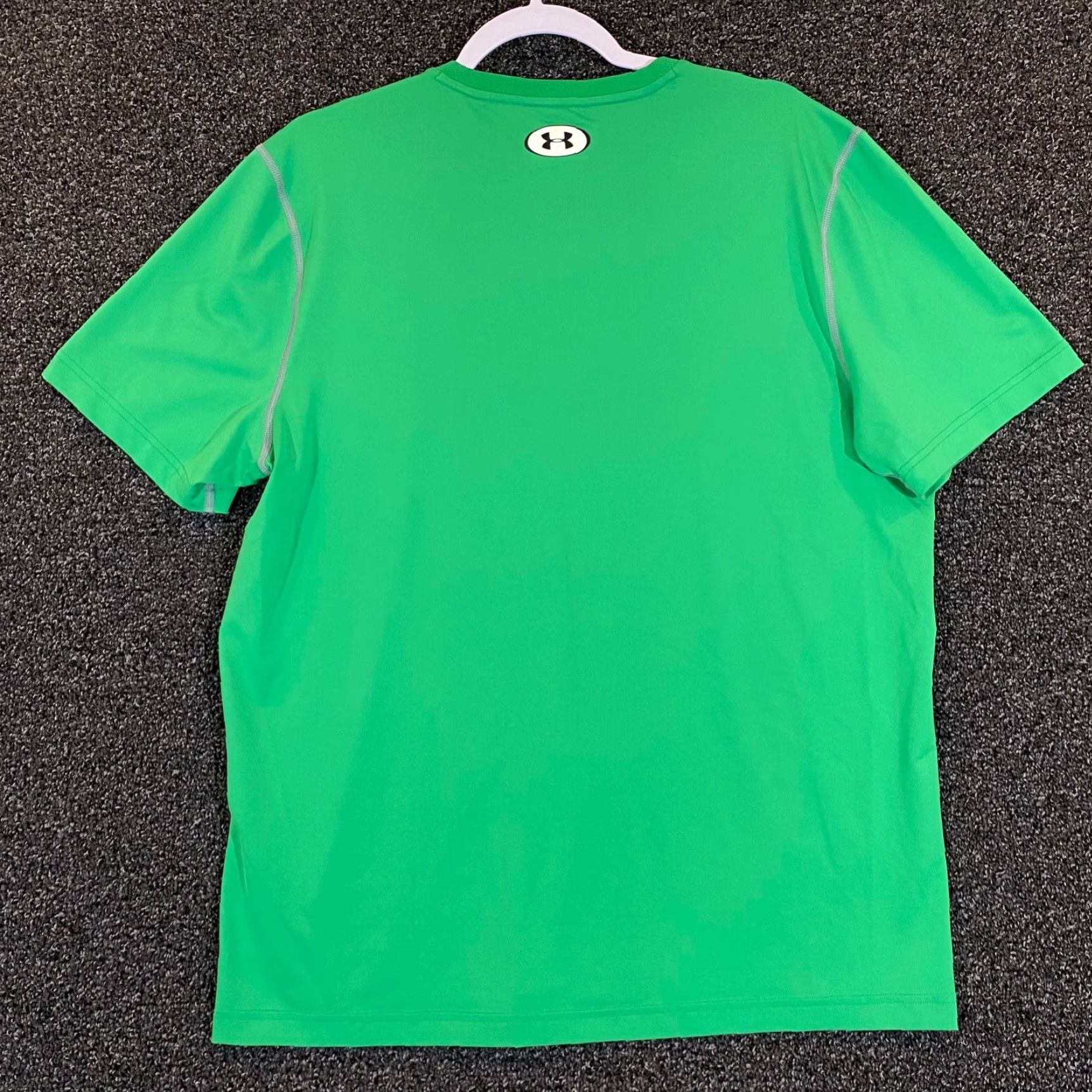 Nike Under Armour Shirt Mens XL Green Workout Tee Short Sleeve Athletic Heatgear Size US L / EU 52-54 / 3 - 7 Thumbnail