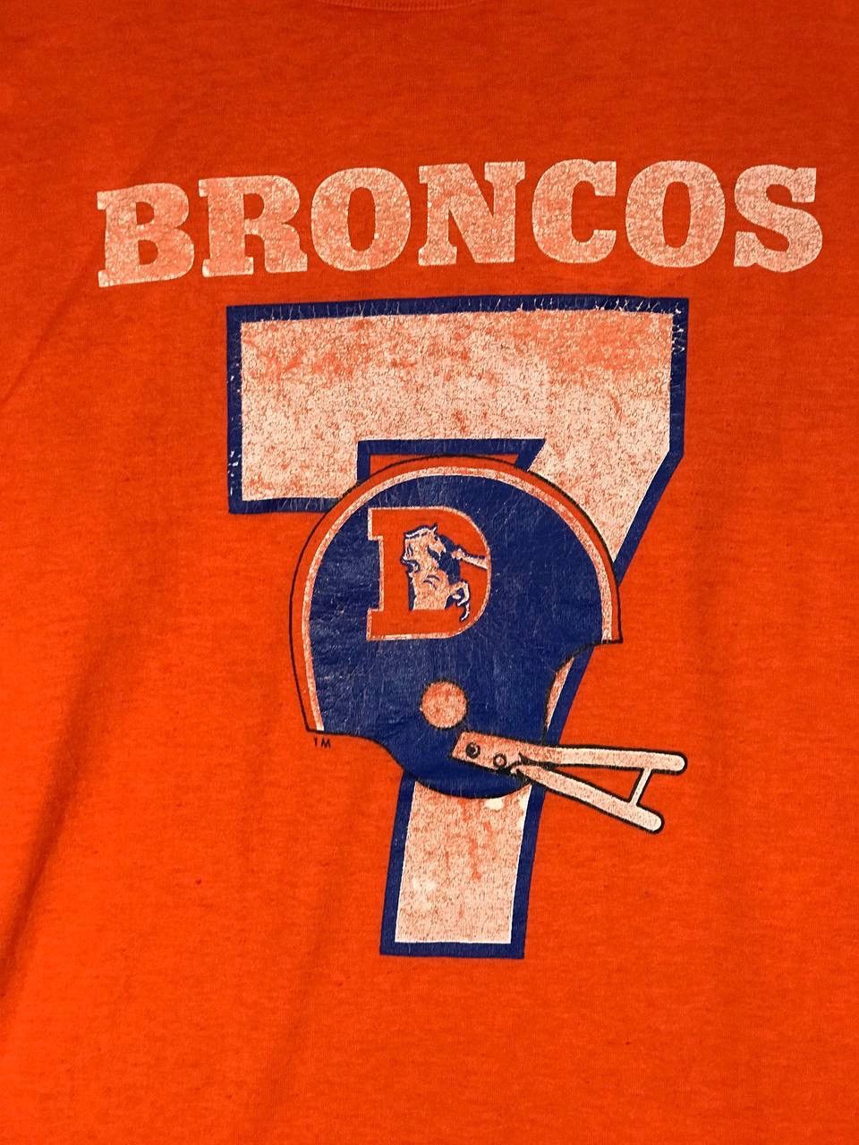 NFL Vintage 80s champion Denver broncos nfl team American Size US XL / EU 56 / 4 - 3 Thumbnail
