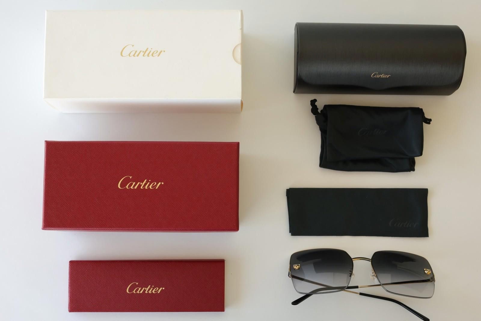Cartier New Cartier eyewear sunglasses eyeglasses CT0121SA 004 gold Size ONE SIZE - 2 Thumbnail