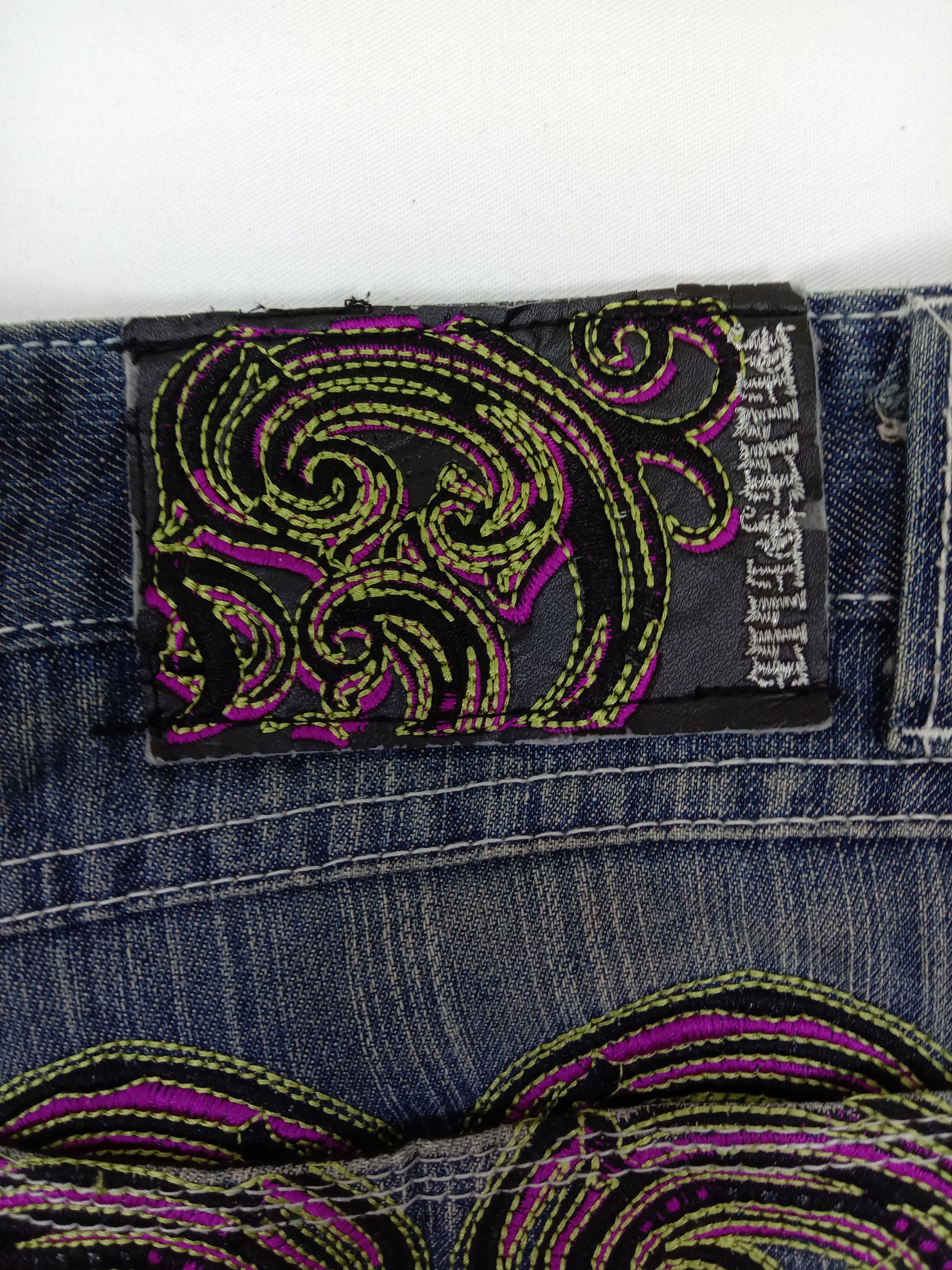 Pelle Pelle Vintage Pelle Pelle Embroidery Jeans Size US 38 / EU 54 - 12 Thumbnail