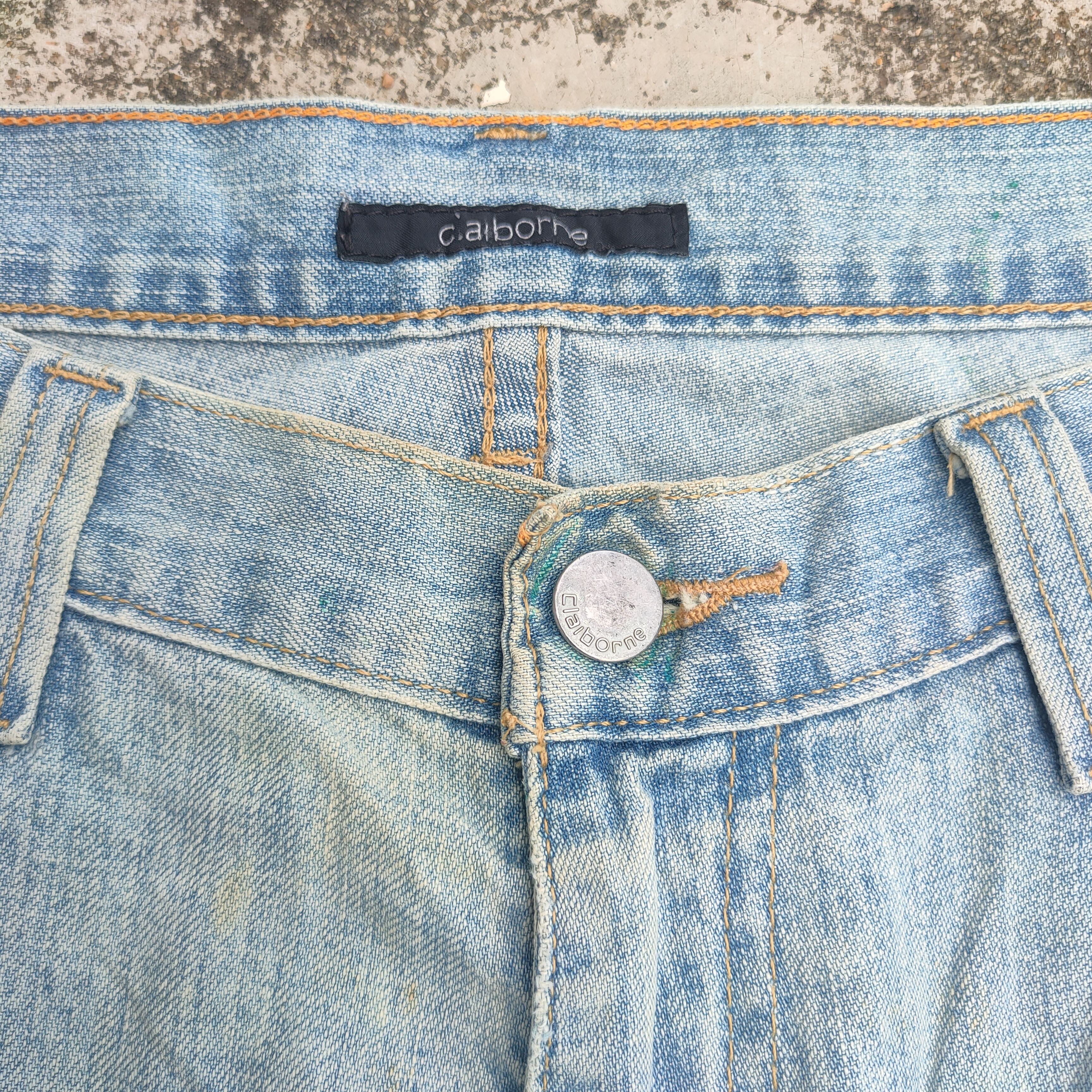 Black Label × Jean × Liz Claiborne VINTAGE CLAIBORNE FADED JEANS DENIM PANTS Size US 36 / EU 52 - 4 Thumbnail