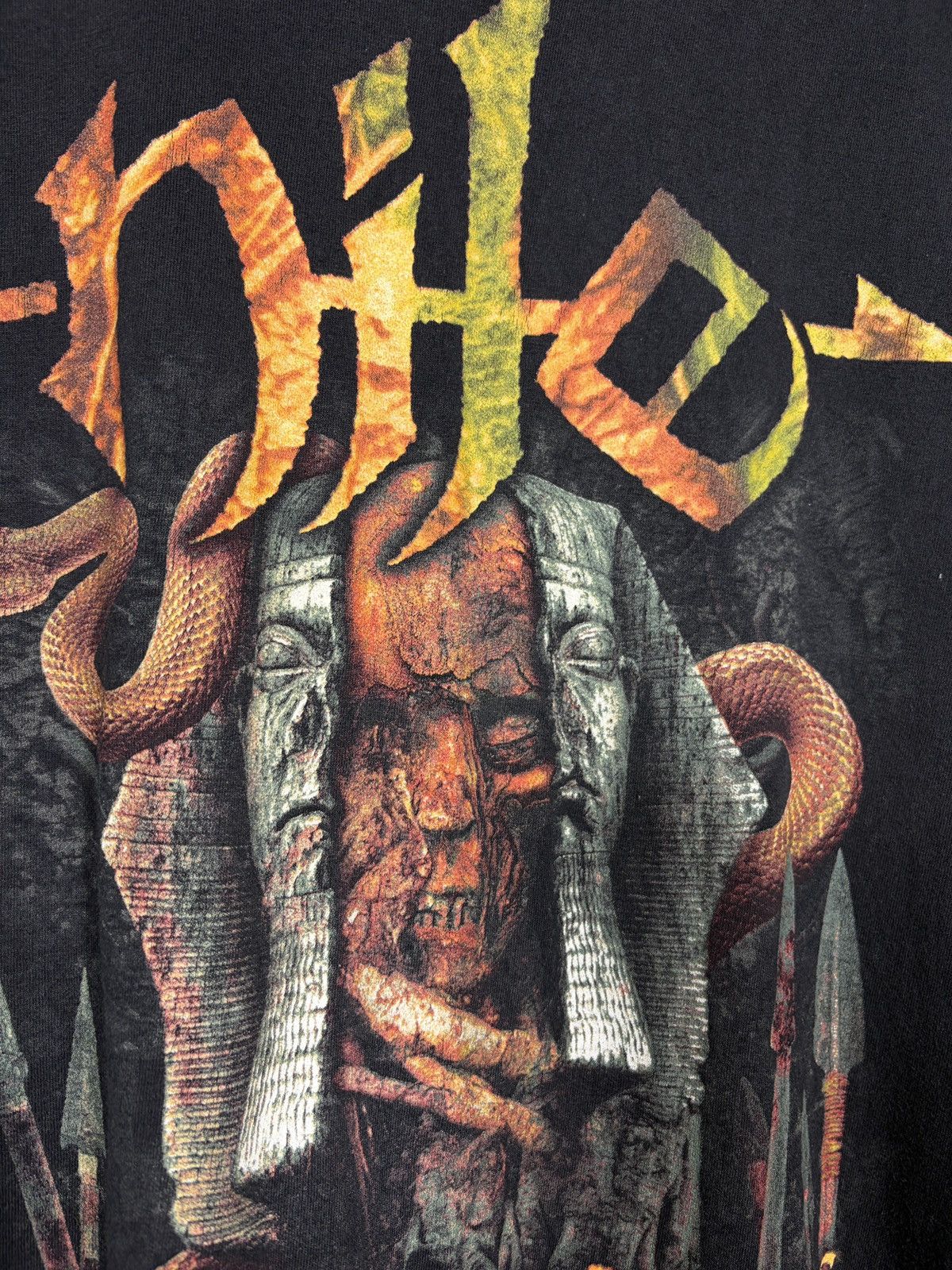 Band Tees Vintage 2001 Nile Back Seeds Of Vengeance Death Metal Tshirt Size US L / EU 52-54 / 3 - 9 Thumbnail