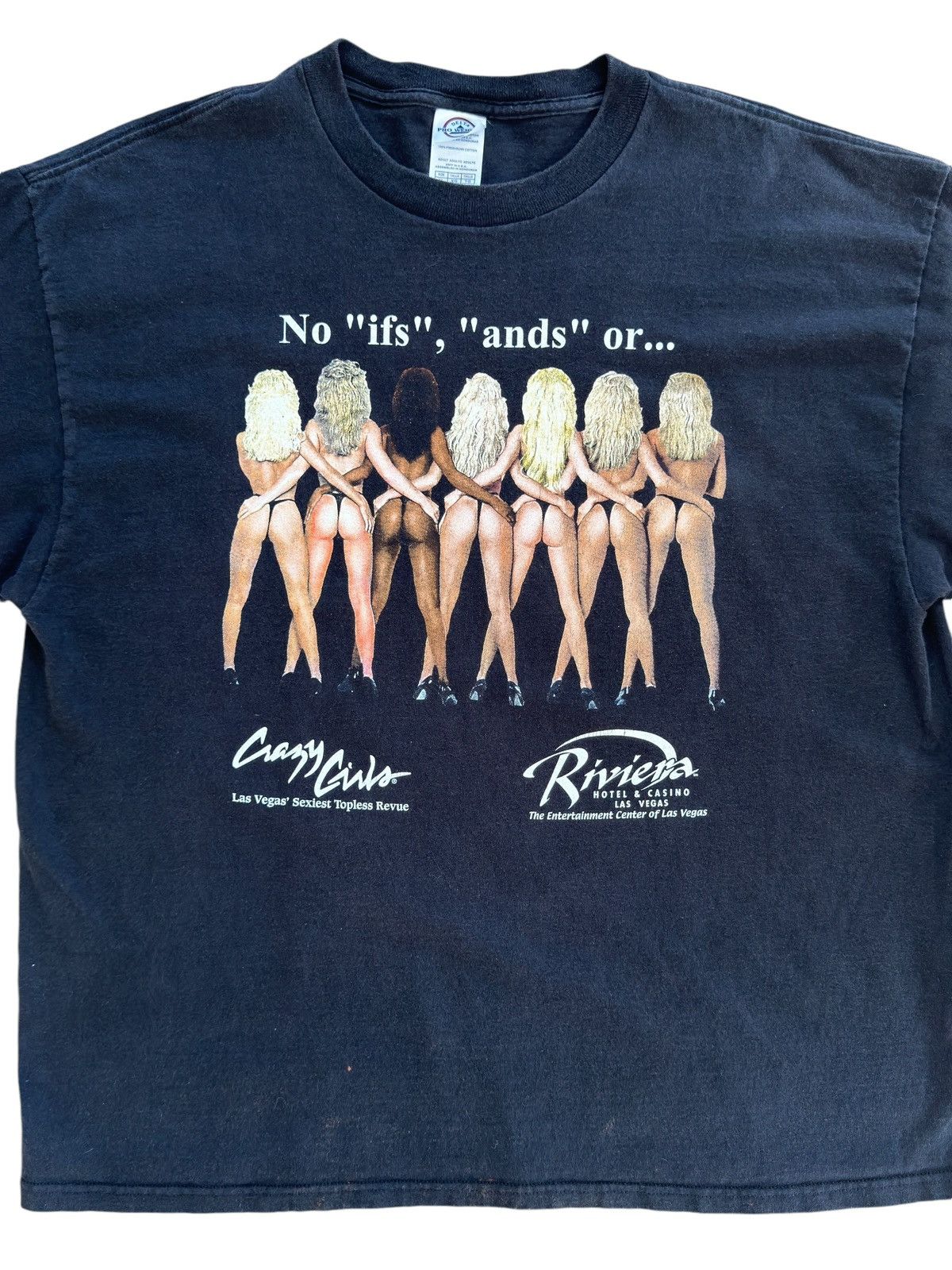 Vintage 90s Vintage Strip Club Tee ‘No "ifs", "ands" or...’ Size US XL / EU 56 / 4 - 3 Thumbnail