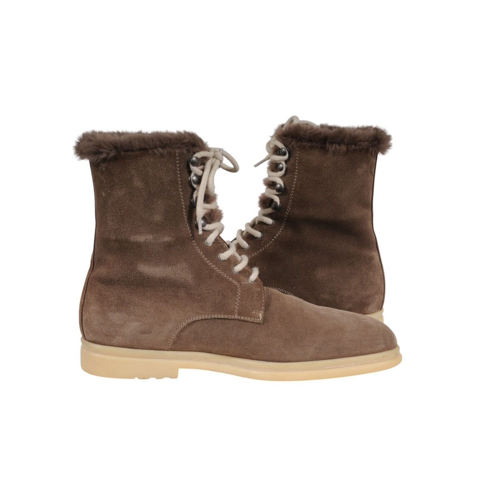 Loro Piana Snow Dream Beaver Fur Lined Boots - 02509 Size US 8.5 / EU 41-42 - 10 Thumbnail
