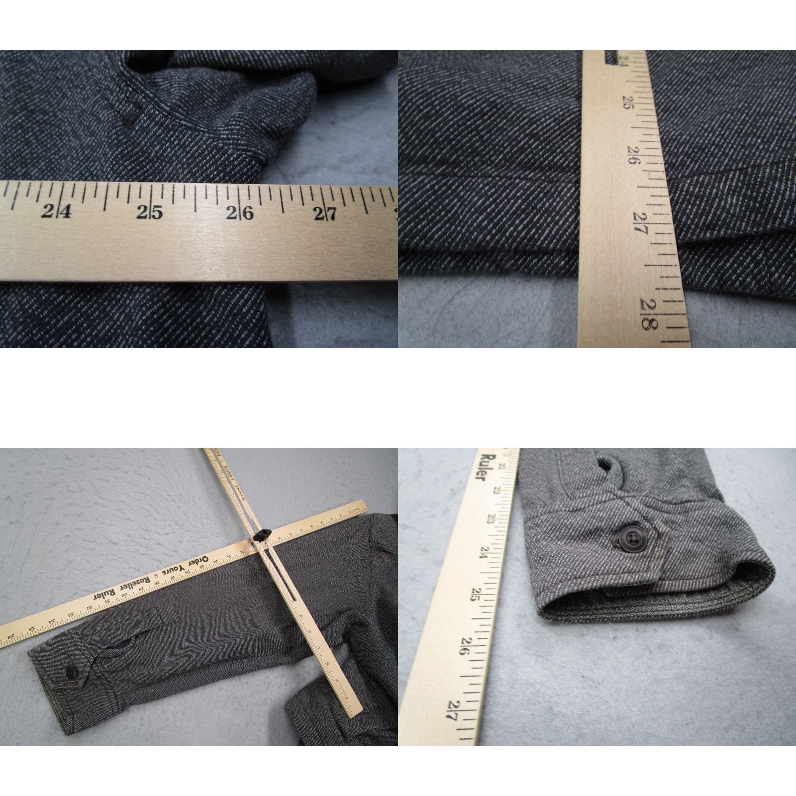 Lucky Brand Lucky Brand Jacket Men 2XL Gray Bomber Full Zip Military Workwear Pockets Size US XXL / EU 58 / 5 - 8 Thumbnail